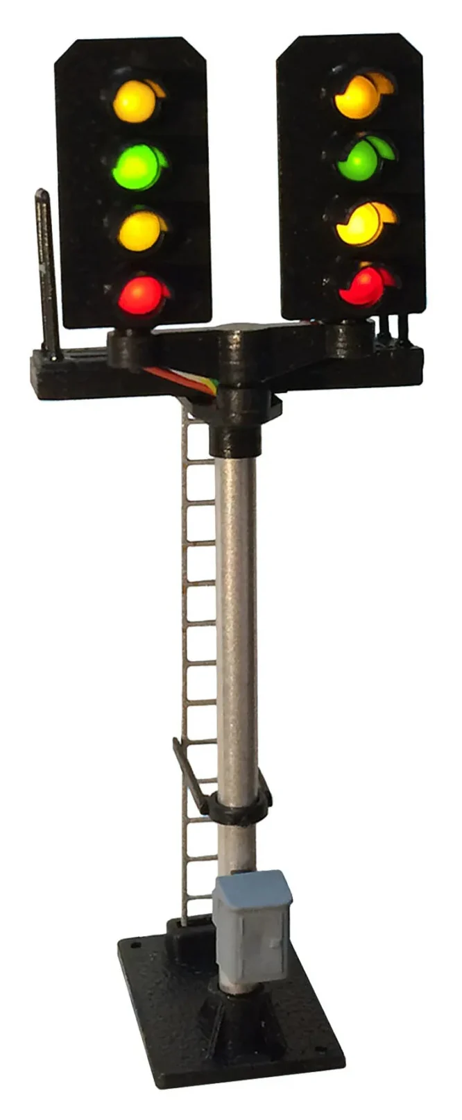 B674 4 Aspect (R/Y/G/Y) Standard T Junction Square Head (type 2) Signal