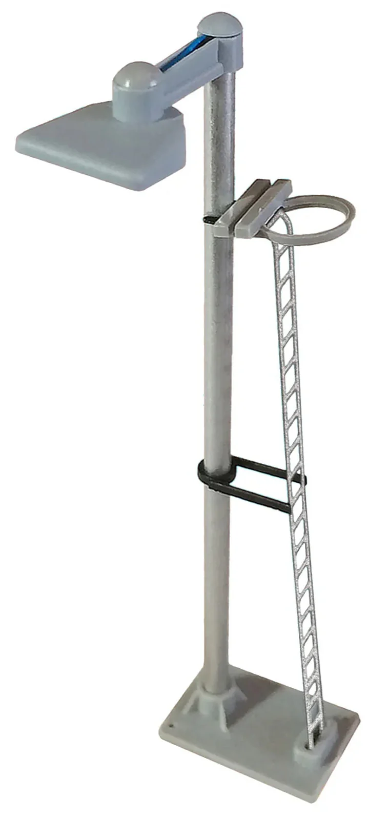 BL07S Dustpan Single Head Short Yard Lamp (Silver Ladder)