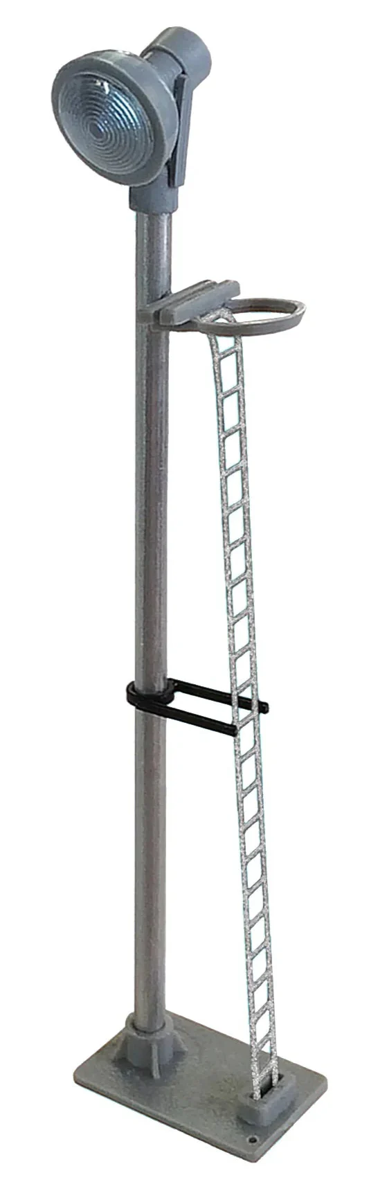 BL11S Single Spotlight Head Short Yard Lamp (Silver Ladder) White LED
