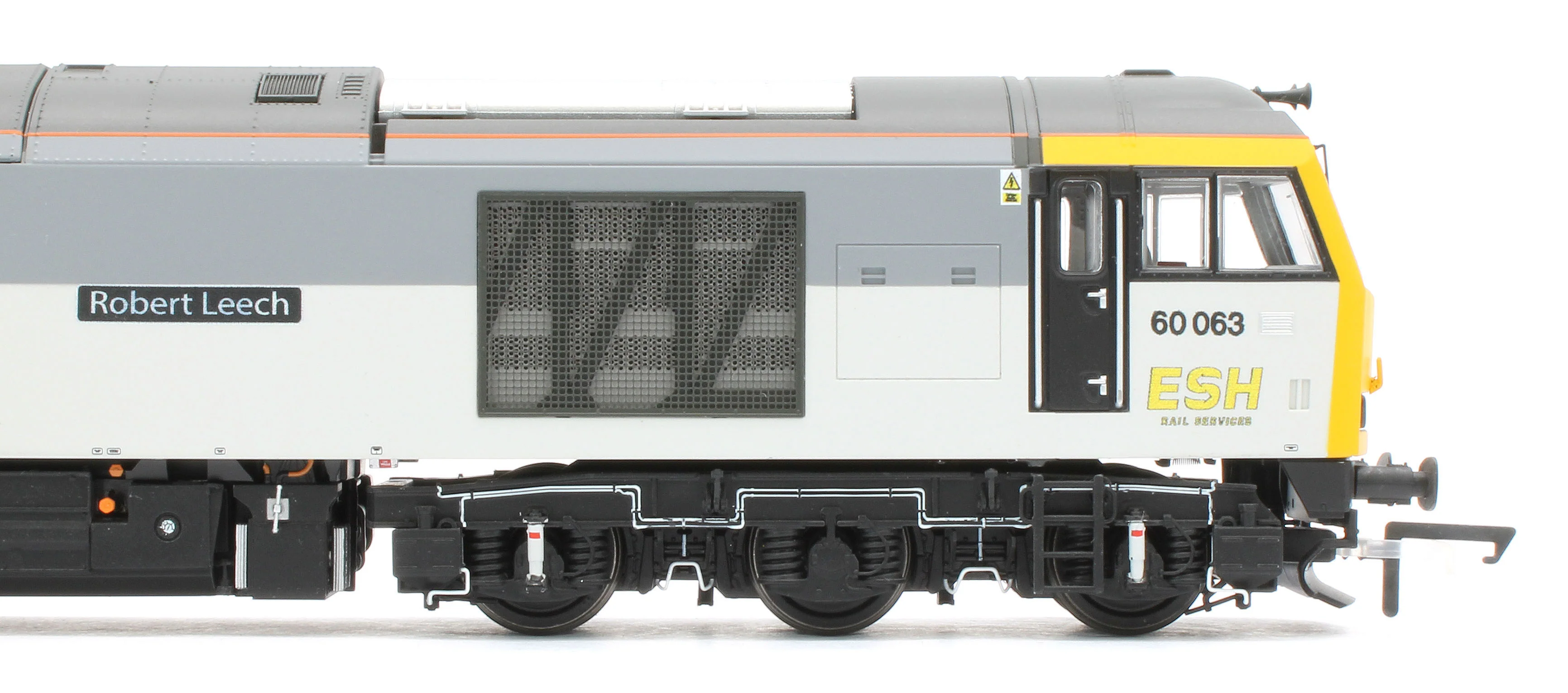 Bespoke Class 60 60063 'Robert Leech' ESH Rail Services Grey Diesel Locomotive - Expert Rails Bespoke Re-livery - Image 12