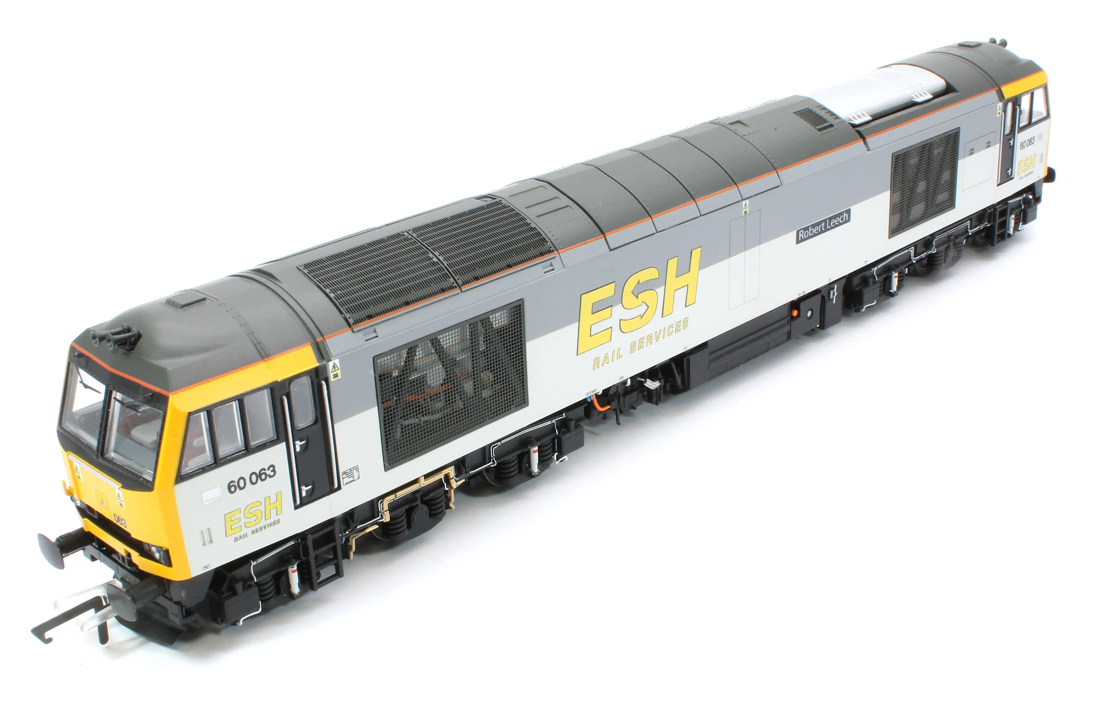Bespoke Class 60 60063 'Robert Leech' ESH Rail Services Grey Diesel Locomotive - Expert Rails Bespoke Re-livery - Image 13