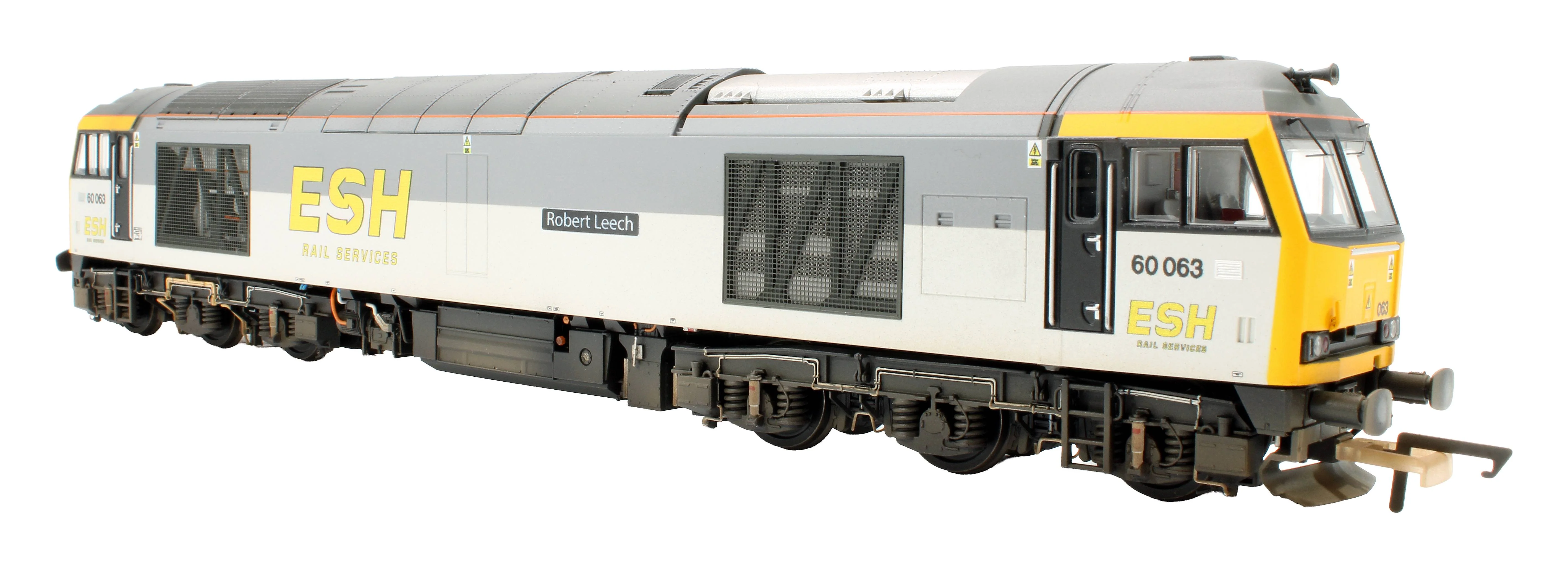 Bespoke Weathered Class 60 60063 'Robert Leech' ESH Rail Services Grey Diesel Locomotive - Expert Rails Bespoke Re-livery - Image 5