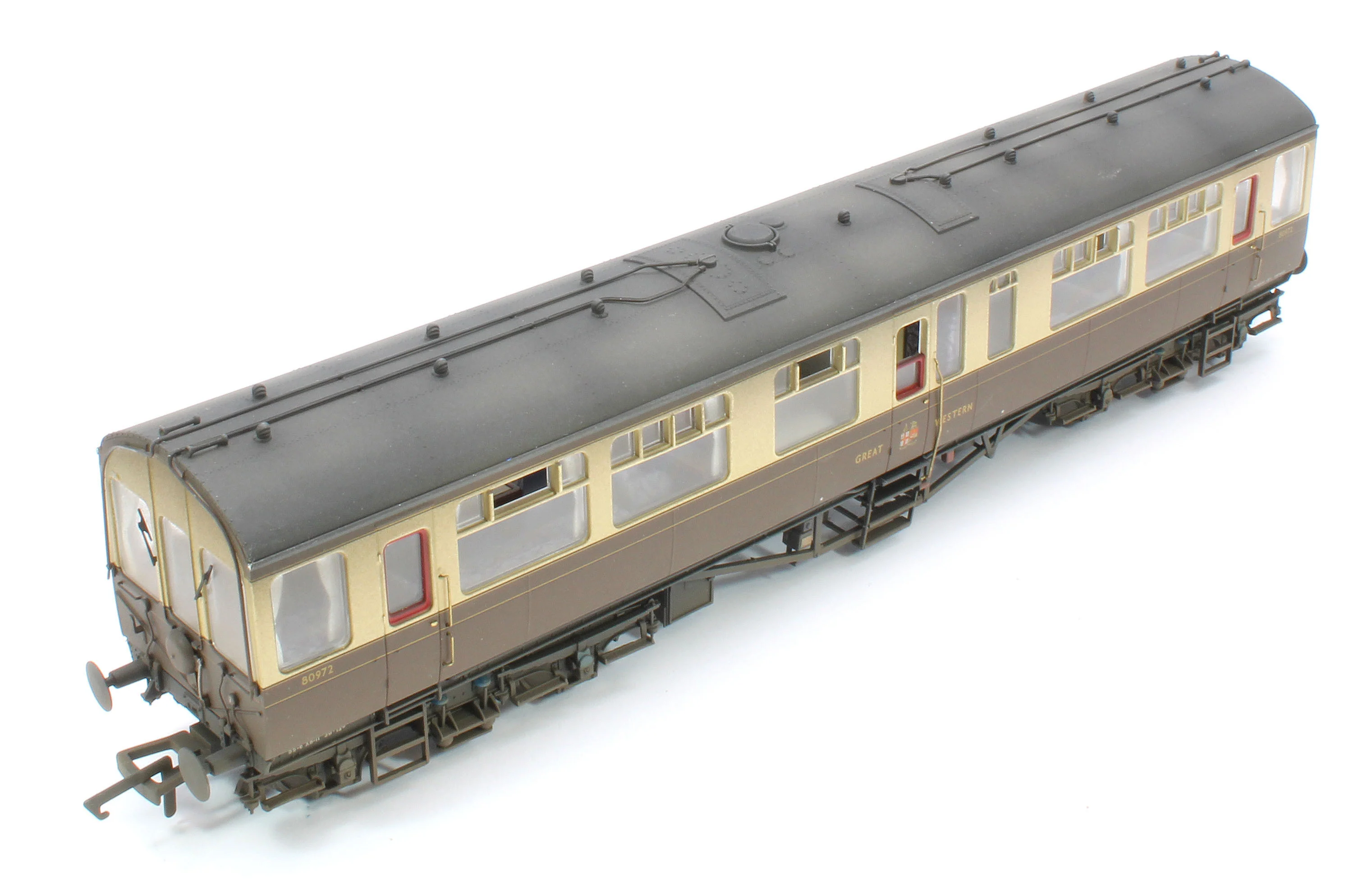 BL-201-006W Bespoke Weathered Black Label GWR Great Western Q13 Inspection Saloon, GWR Chocolate & Cream (Twin Cities) 80972 - Image 11