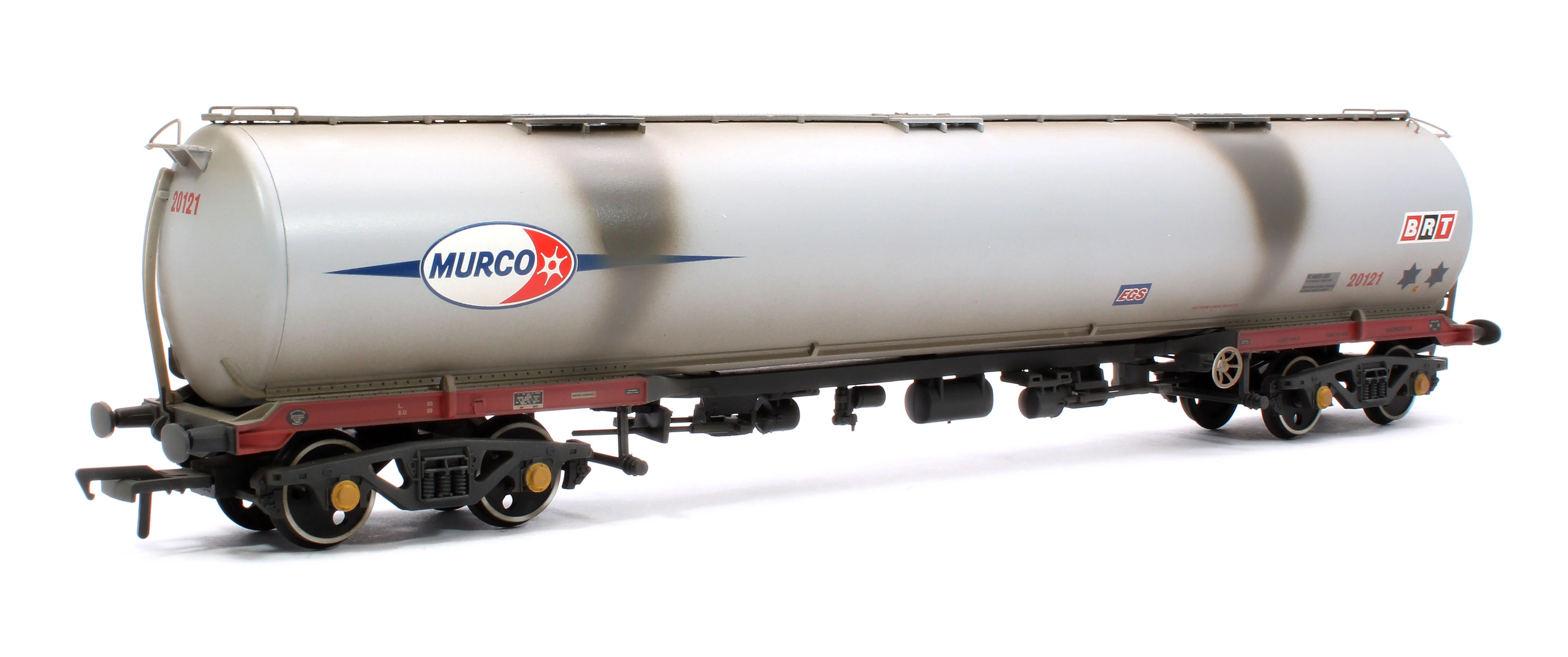 38-119A BR 102T TEA Bogie Tank Wagon 'Murco' Grey No. 20121 - Weathered - Image 3