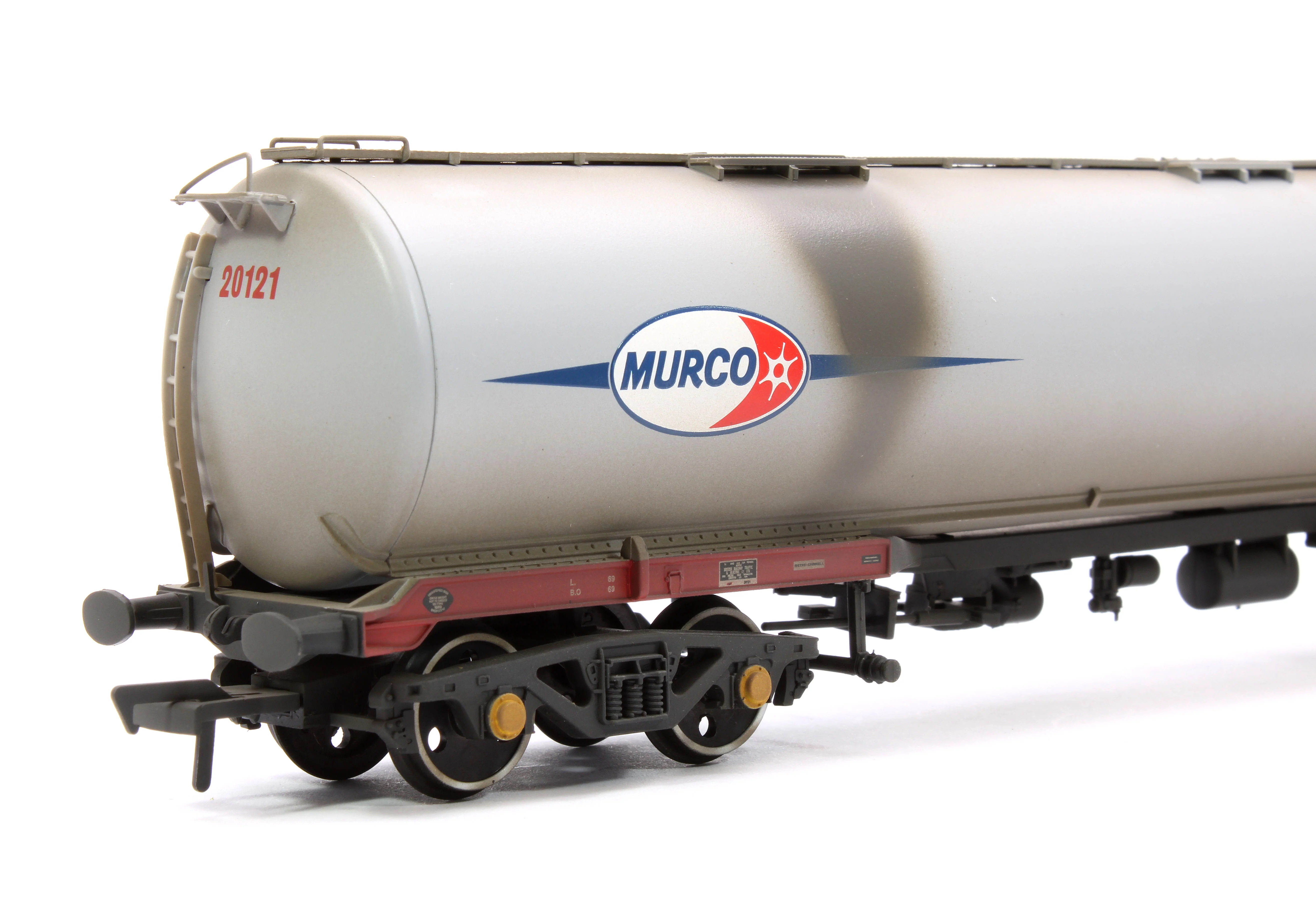 38-119A BR 102T TEA Bogie Tank Wagon 'Murco' Grey No. 20121 - Weathered - Image 4