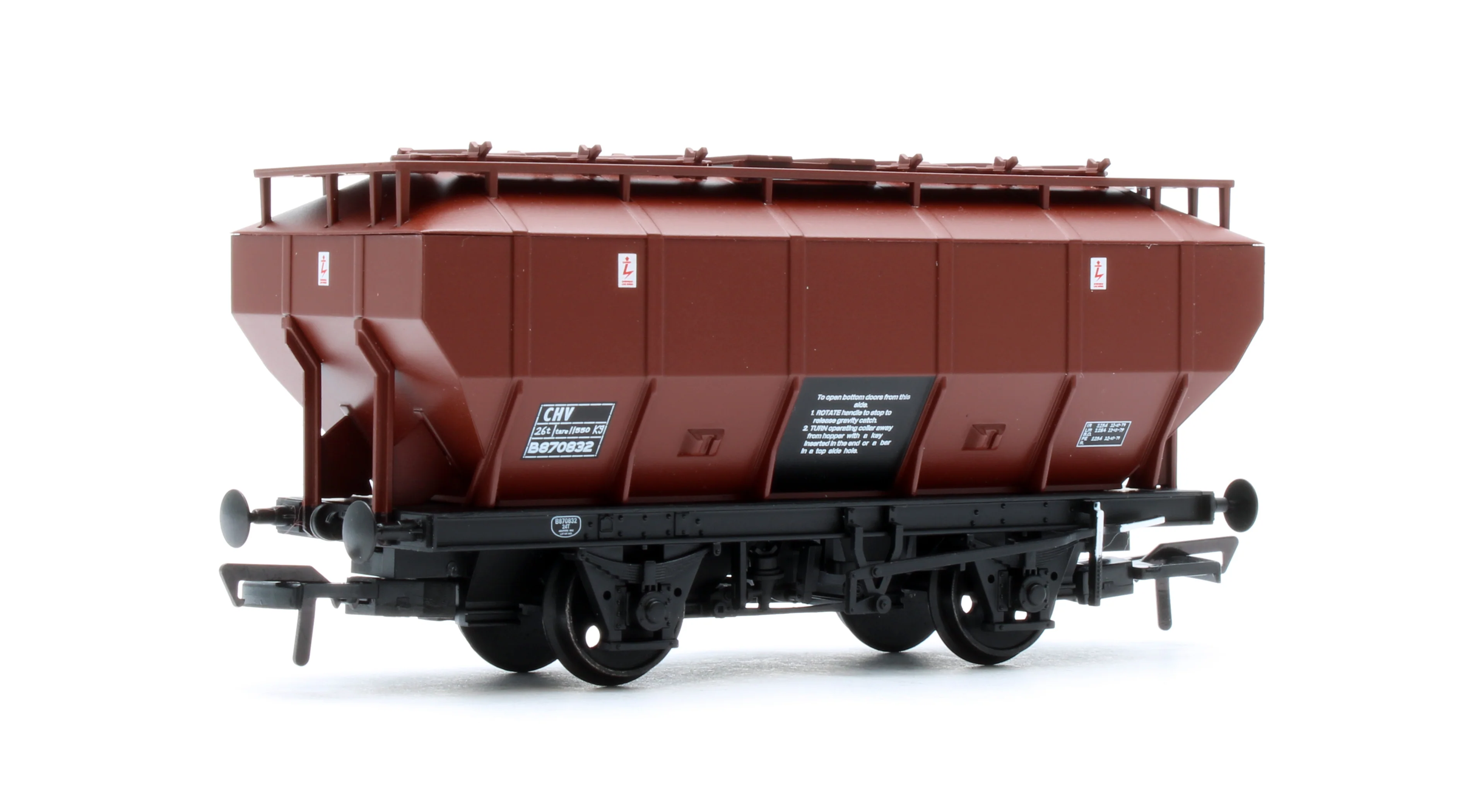 38-500C BR 35T 'Covhop' Covered Hopper BR Bauxite (TOPS) No.B870832 - Image 2