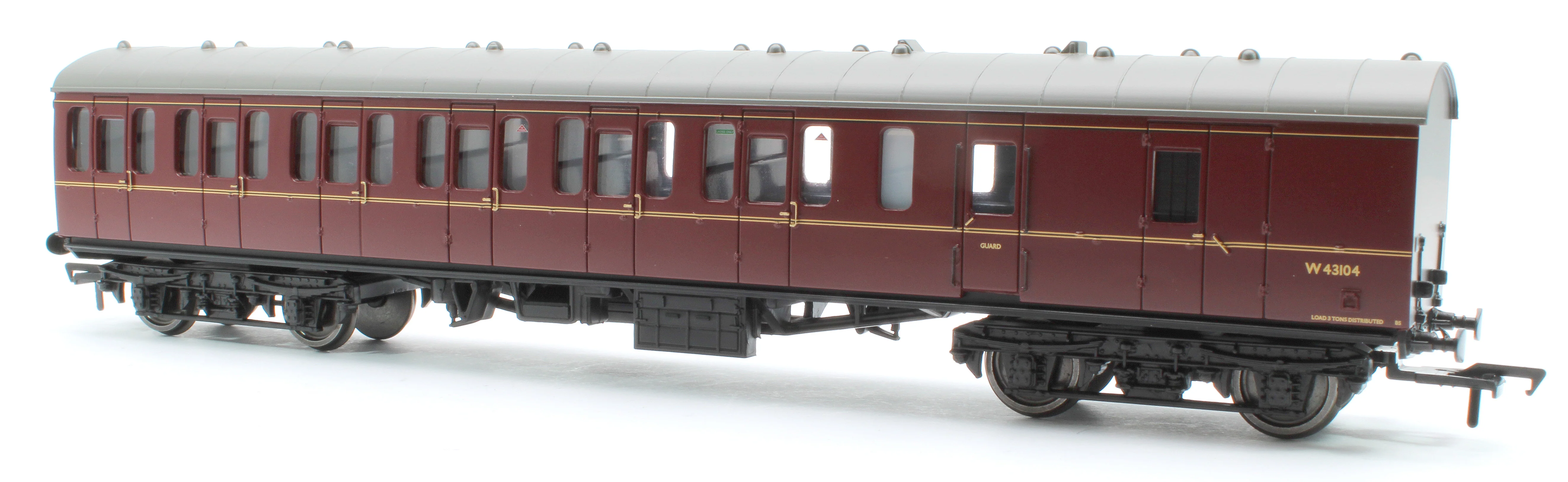 34-630C BR Mk1 57ft 'Suburban' BS Brake Second BR Maroon No.W43104 - Image 3