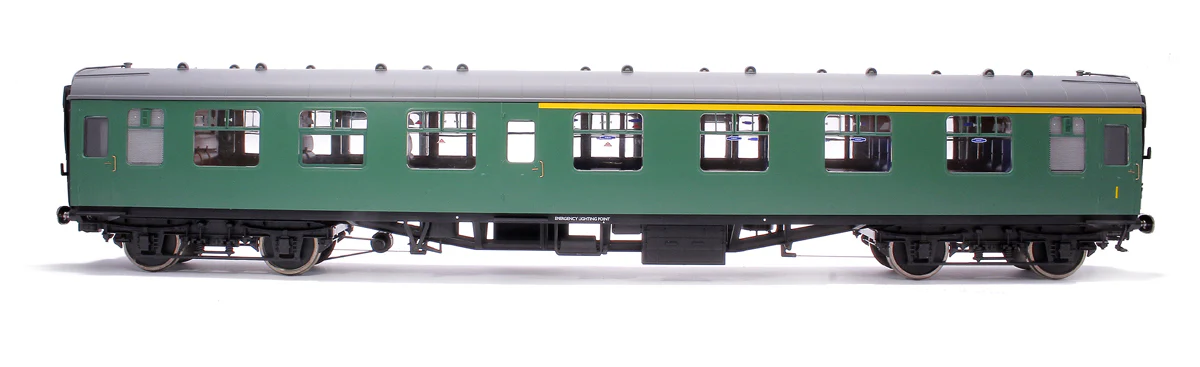 7P-001-801UD BR Mk1 SR Green CK Unnumbered with Window Beading - DCC Fitted - Image 2