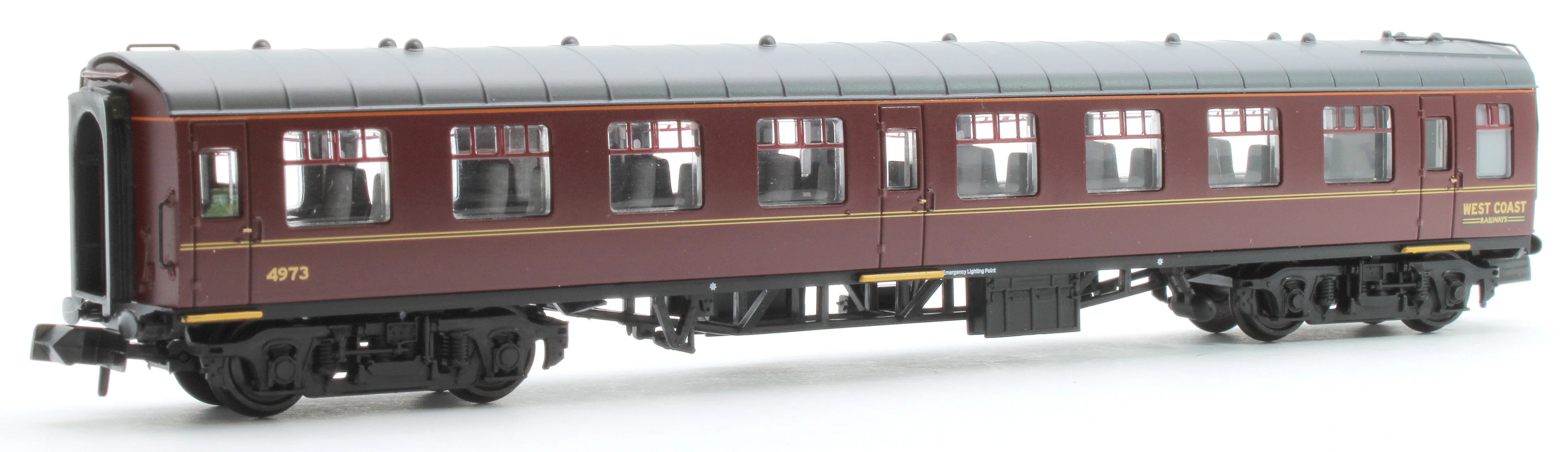 374-018 BR Mk1 TSO Tourist Second Open WCRC Maroon No.4973