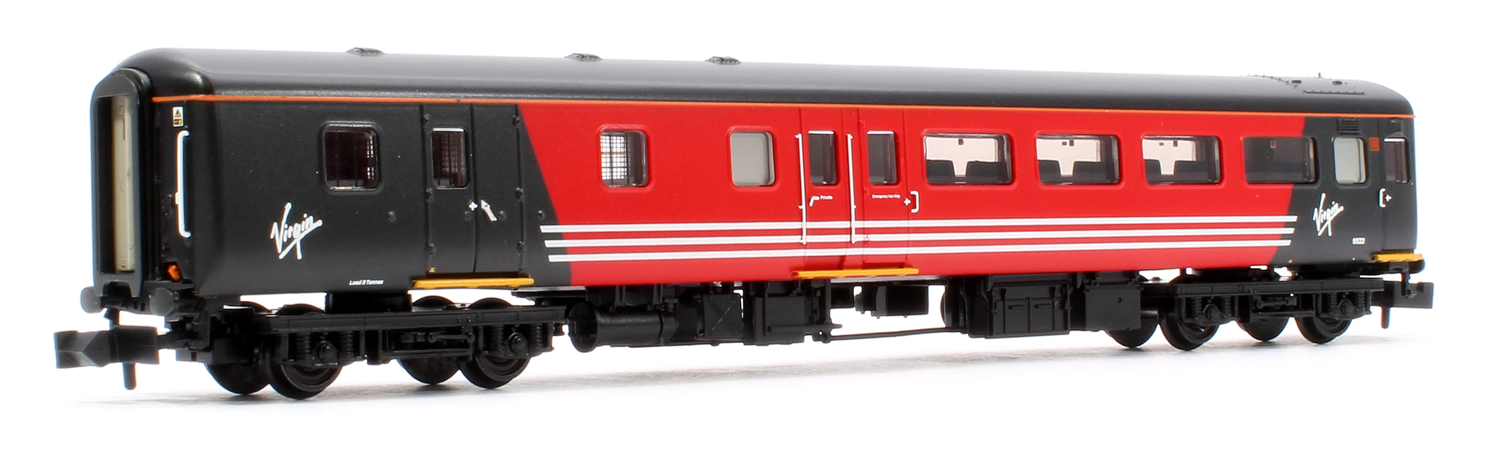 374-694 BR Mk2F BSO Brake Second Open Virgin Trains (Original) No.9522 - Image 3