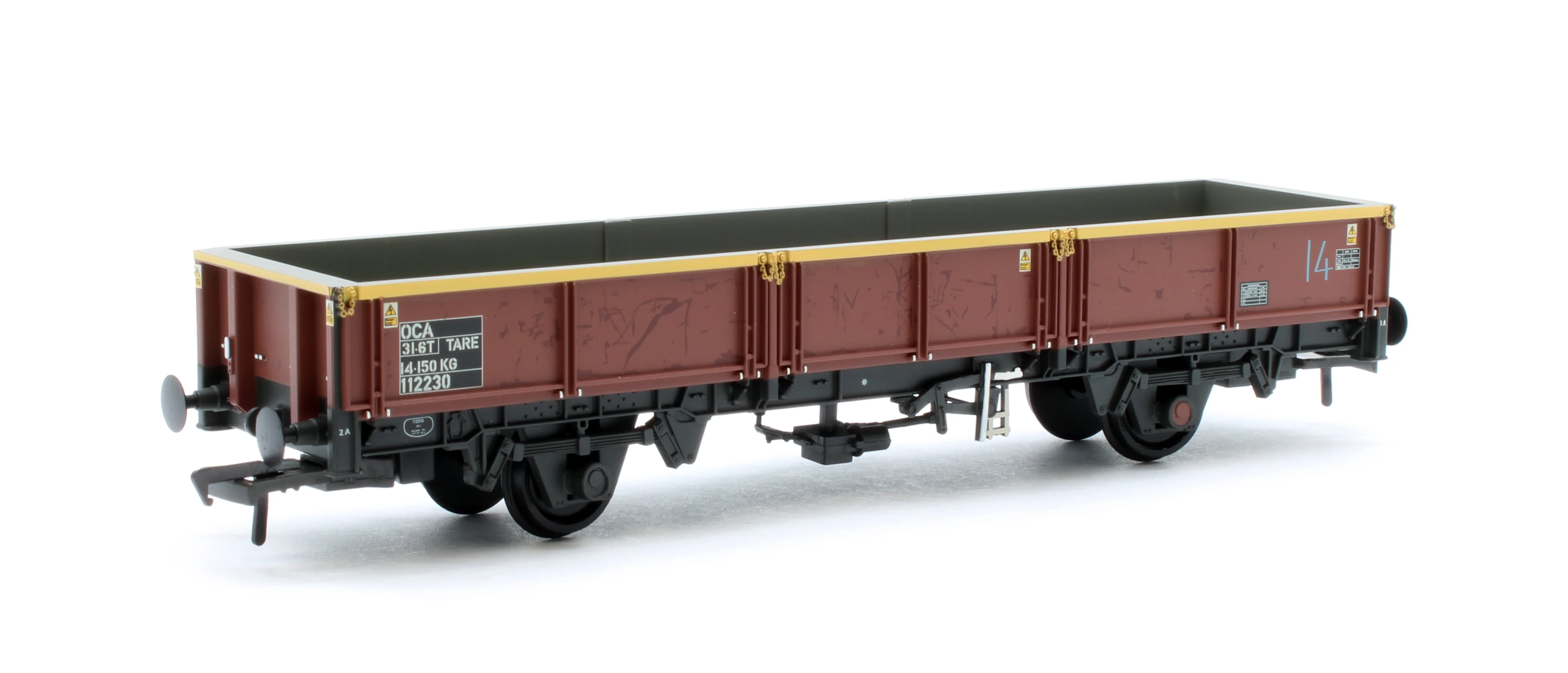 38-057A BR OCA Open Wagon (Ex-EWS) DB Cargo No.112230 - Weathered - Image 2