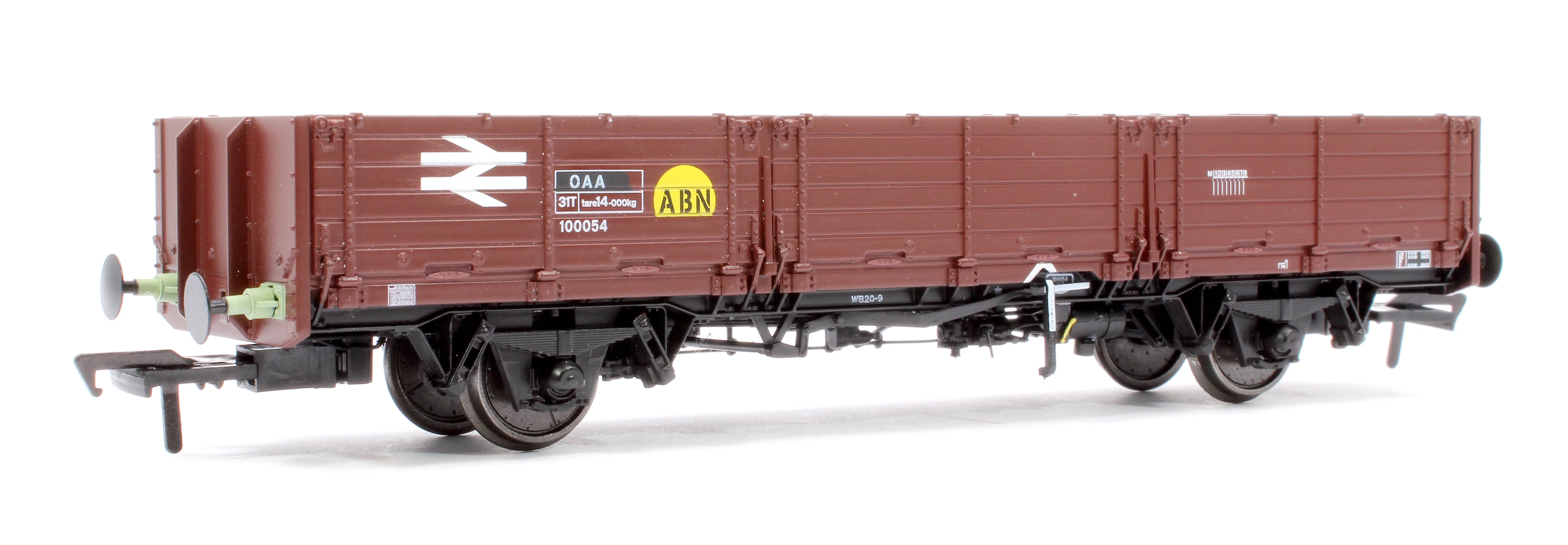 915003 BR ‘Open AB’ OAA Wagon No. 100054, BR bauxite, yellow ‘ABN’ spot