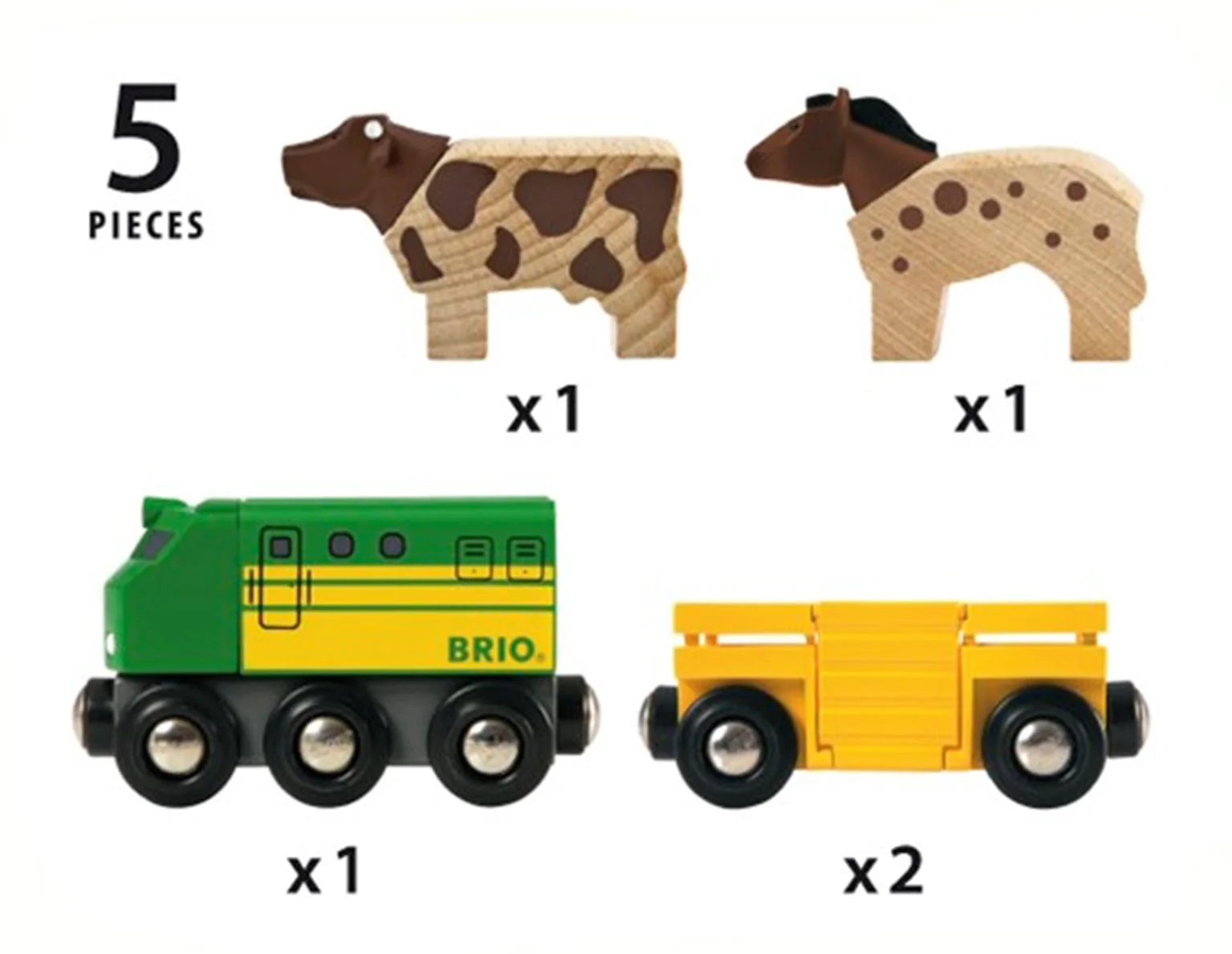 33404 BRIO WORLD - Farm Train - Image 4