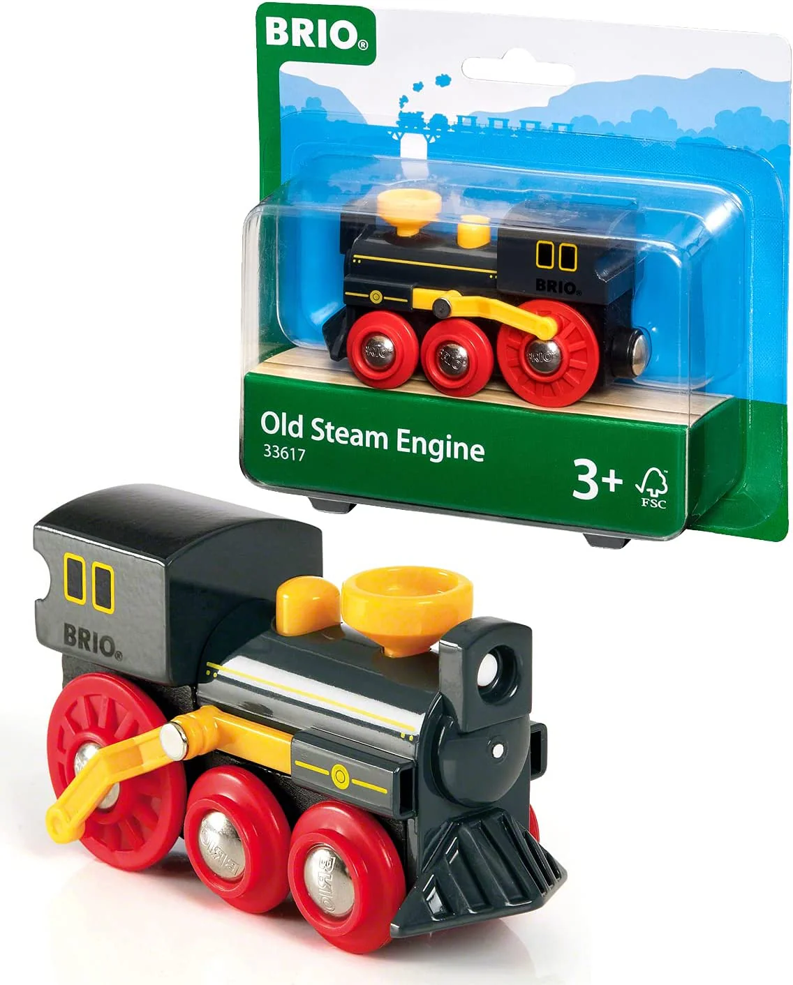 33617 BRIO WORLD - Old Steam Engine