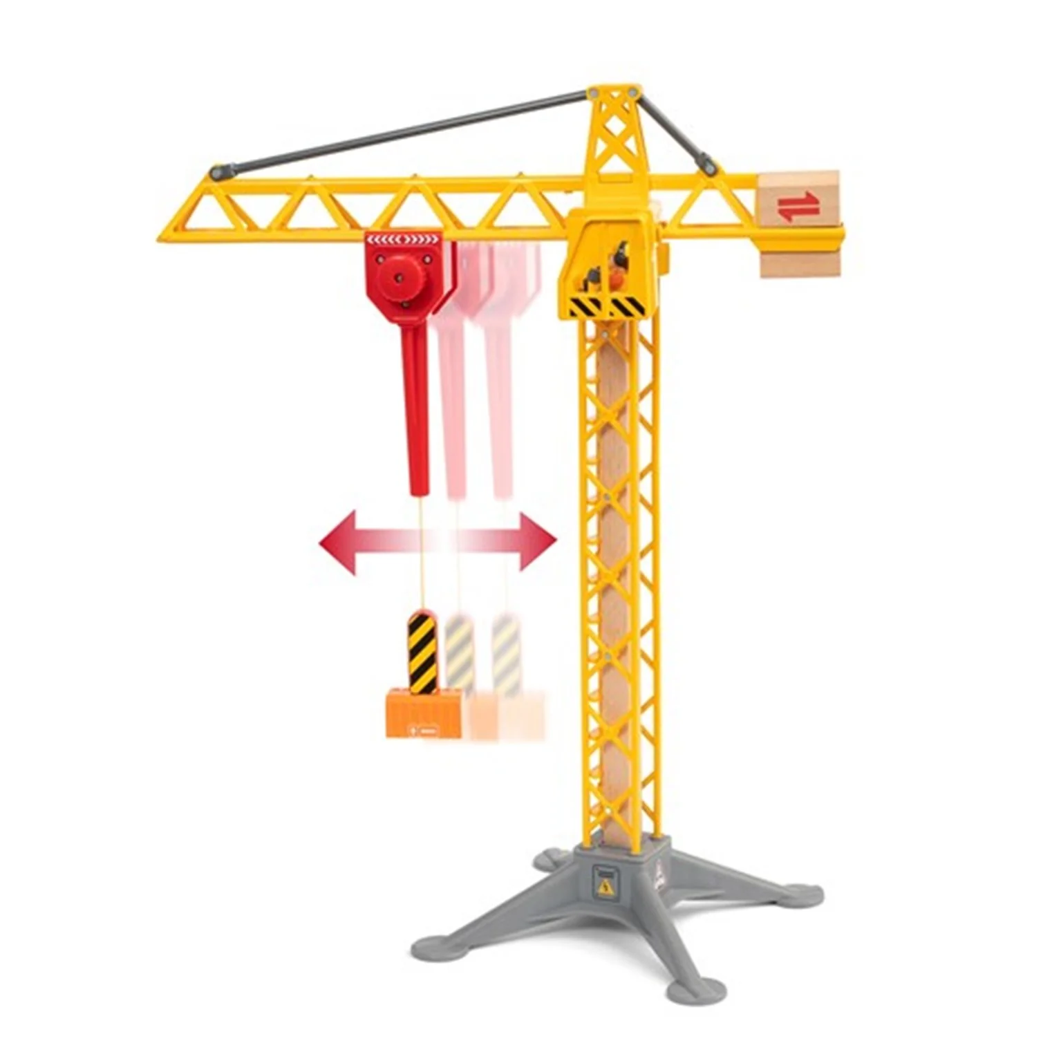 33835 BRIO WORLD - Light Up Construction Crane - Image 4