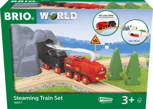 36017 BRIO World Railway Set Steaming Train set - Image 2