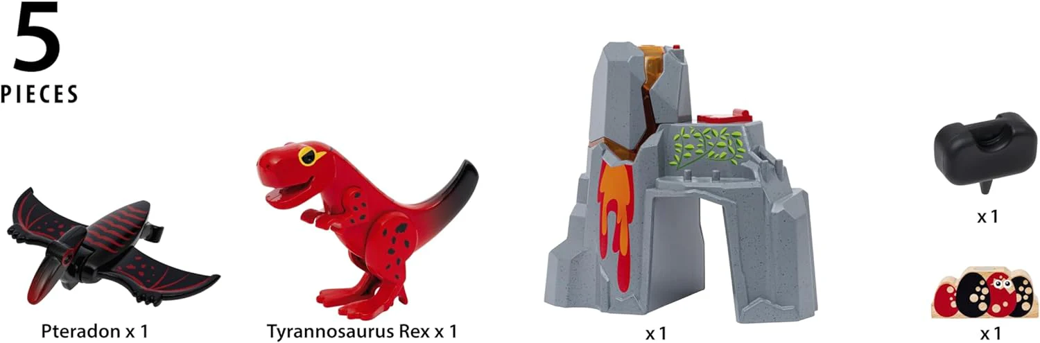 36092 BRIO WORLD - Dinosaur Erupting Volcano - Image 3