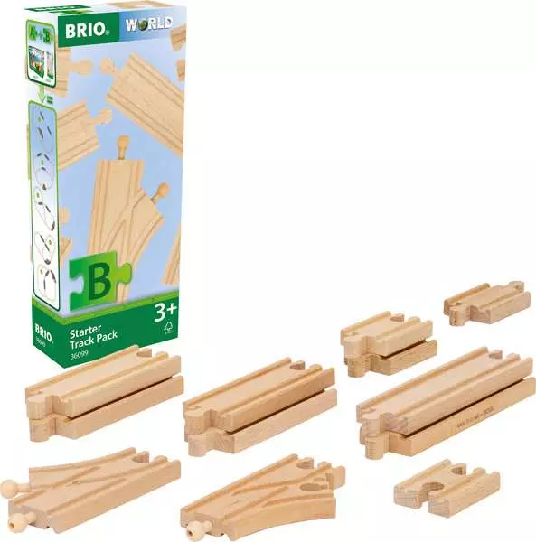 36099 BRIO World Railway Tracks Starter Track Pack - Image 2