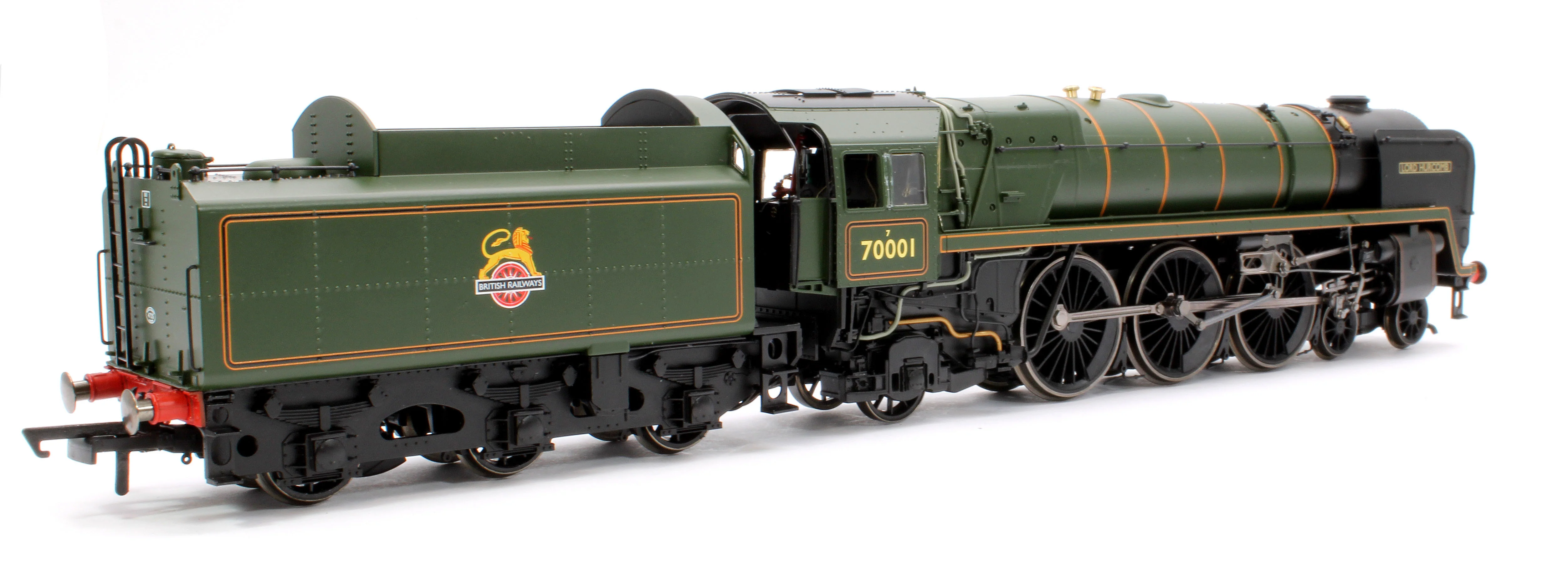 R30362 Britannia Class BR Green (Early) 'Lord Hurcomb' 70001 4-6-2 Steam Locomotive - Image 3