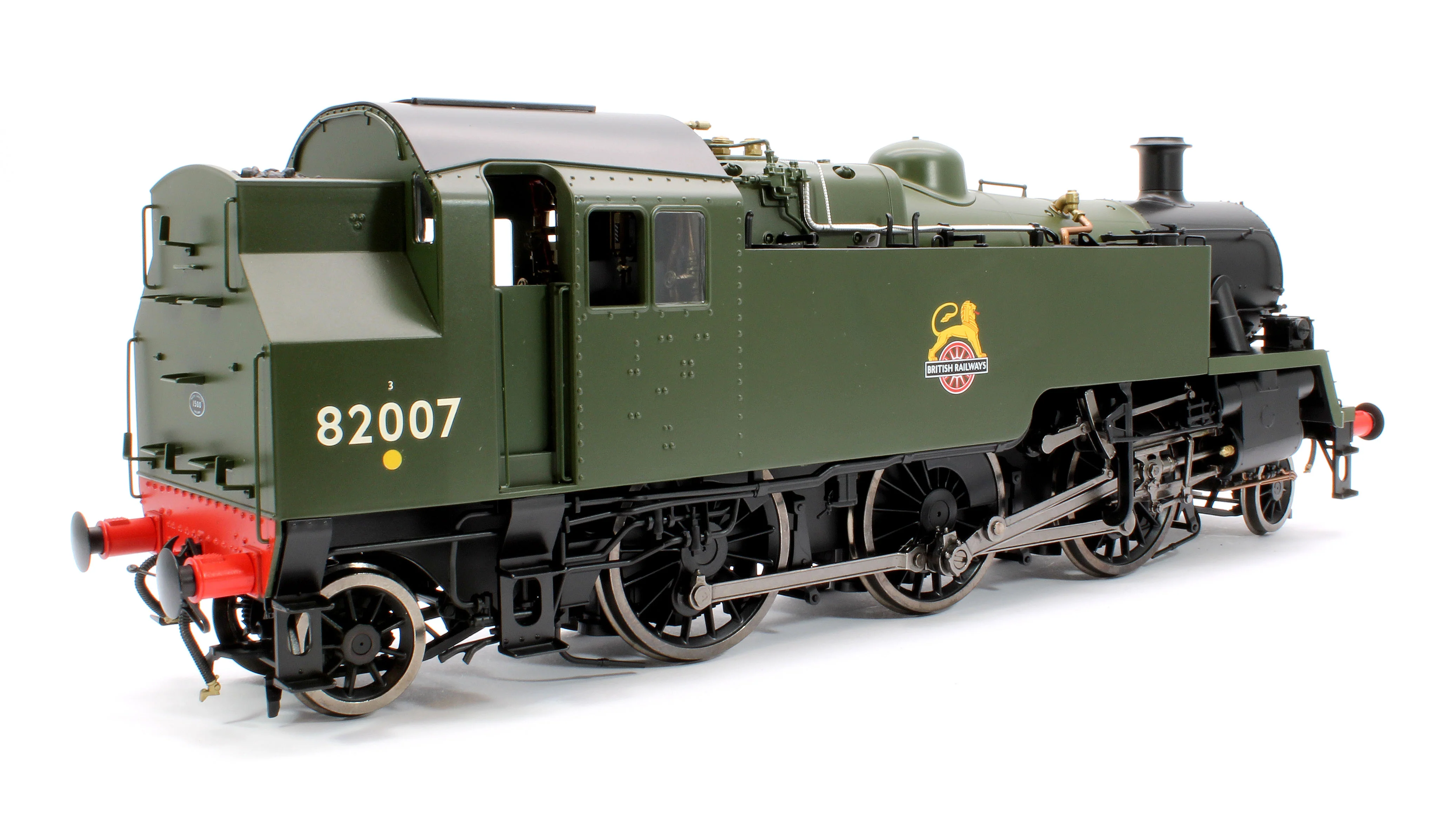LHT-S-8205S British Railways Standard 3MT 2-6-2T Green Early Crest 82007 - Steam Tank Locomotive - DCC Sound - Image 3