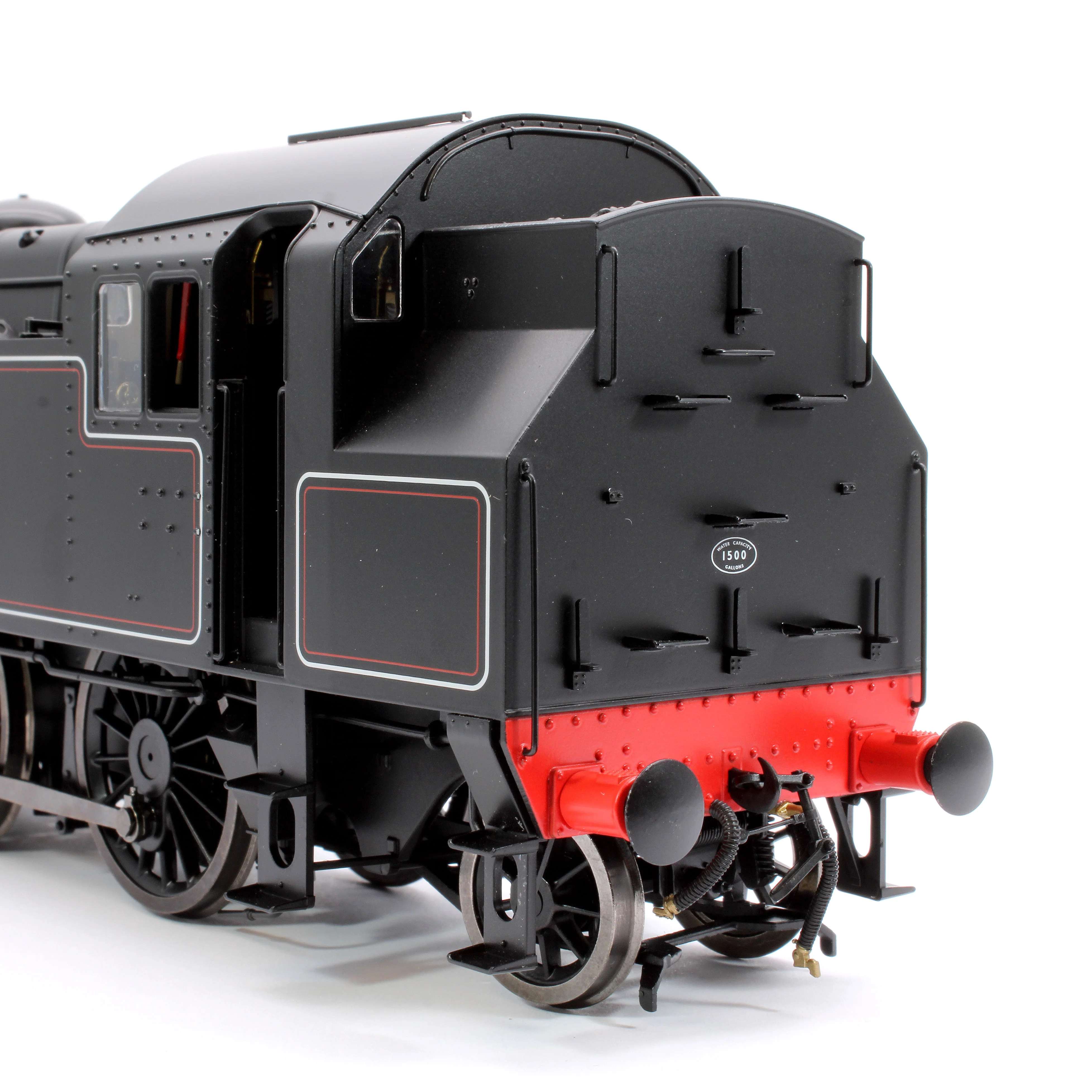 LHT-S-8202US British Railways Standard 3MT 2-6-2T Lined Black Early Crest Unnumbered - Steam Tank Locomotive - DCC Sound - Image 7