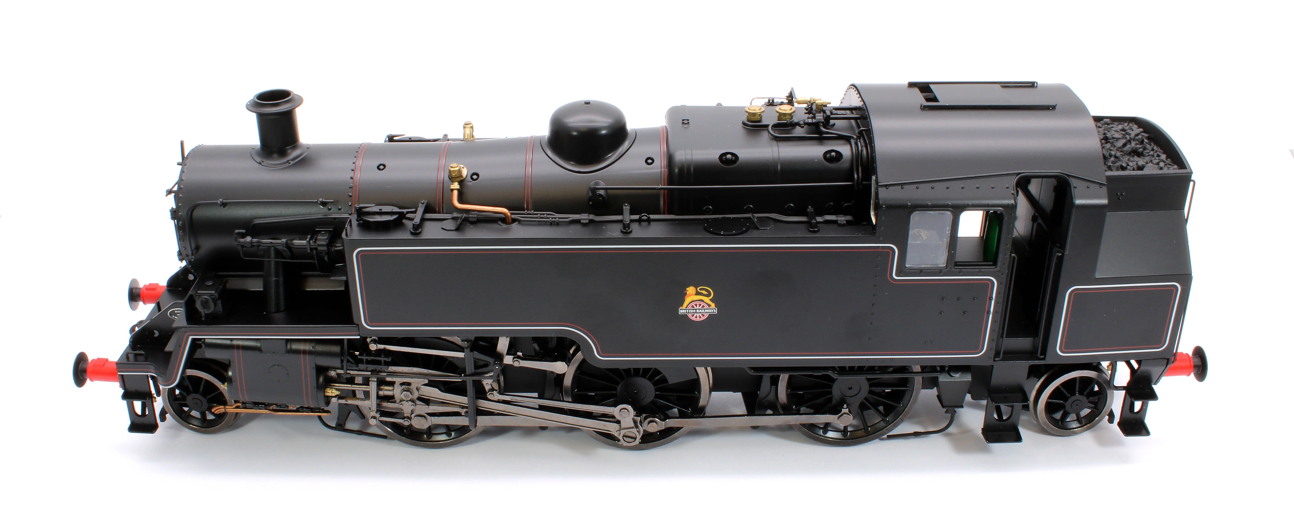 LHT-S-8202US British Railways Standard 3MT 2-6-2T Lined Black Early Crest Unnumbered - Steam Tank Locomotive - DCC Sound - Image 9