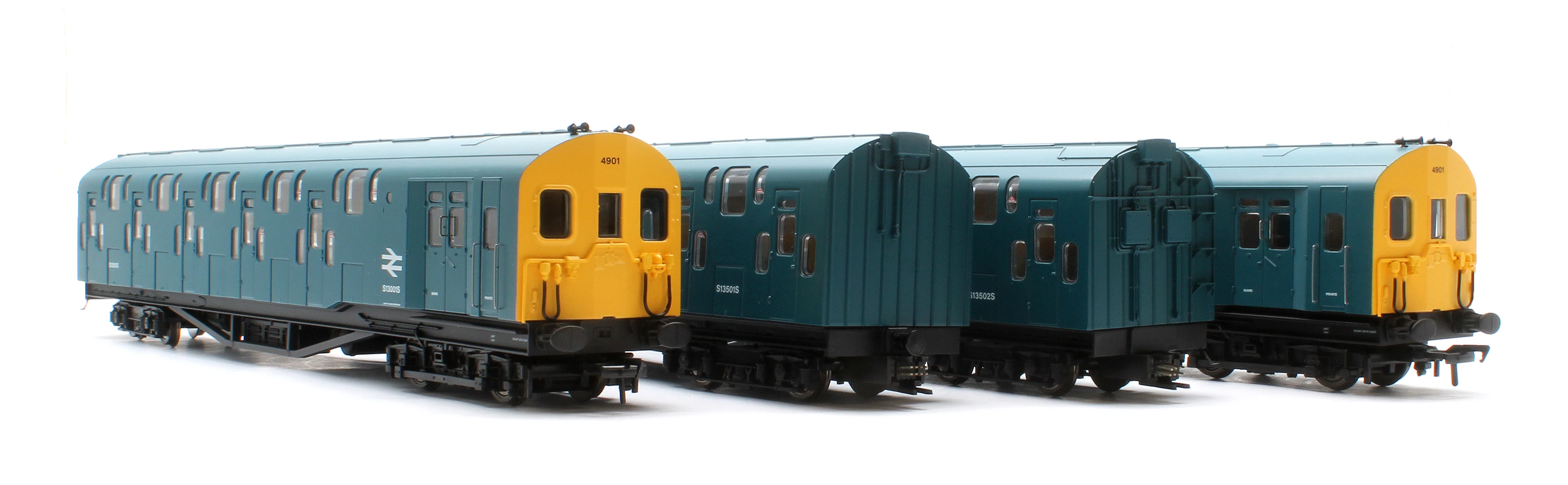 KRM-4DD-OO-F-1-B Bulleid Class 4DD Double Decker 4 Car EMU 4001/4901 BR Blue with Full Yellow Ends - DCC Fitted - Image 2