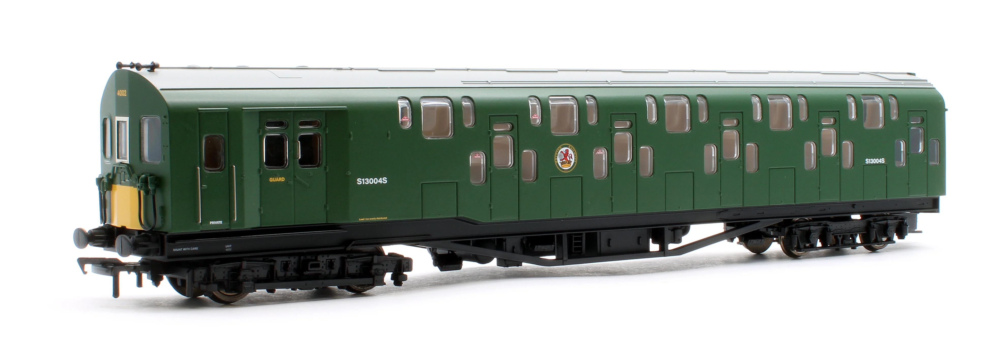 KRM-4DD-OO-R-2-G1 Bulleid Class 4DD Double Decker 4 Car EMU 4002/4902 BR Green with Small Yellow Ends - Image 3