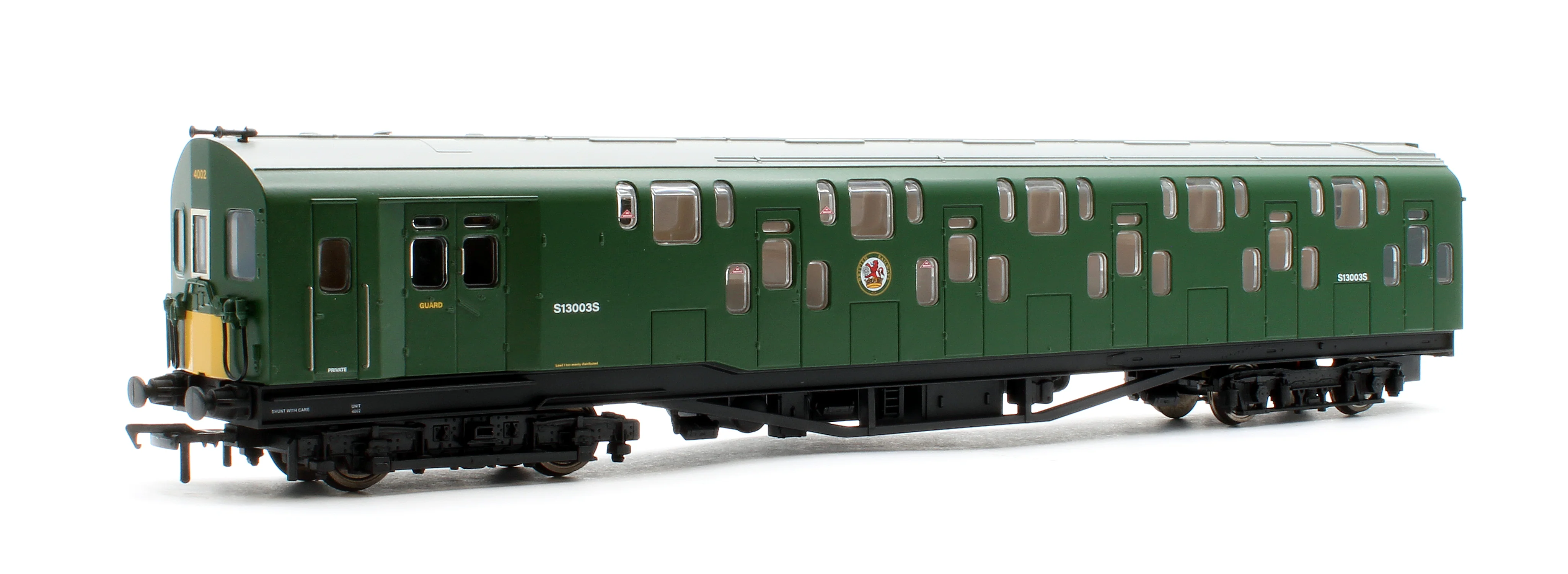 KRM-4DD-OO-R-2-G1 Bulleid Class 4DD Double Decker 4 Car EMU 4002/4902 BR Green with Small Yellow Ends - Image 9
