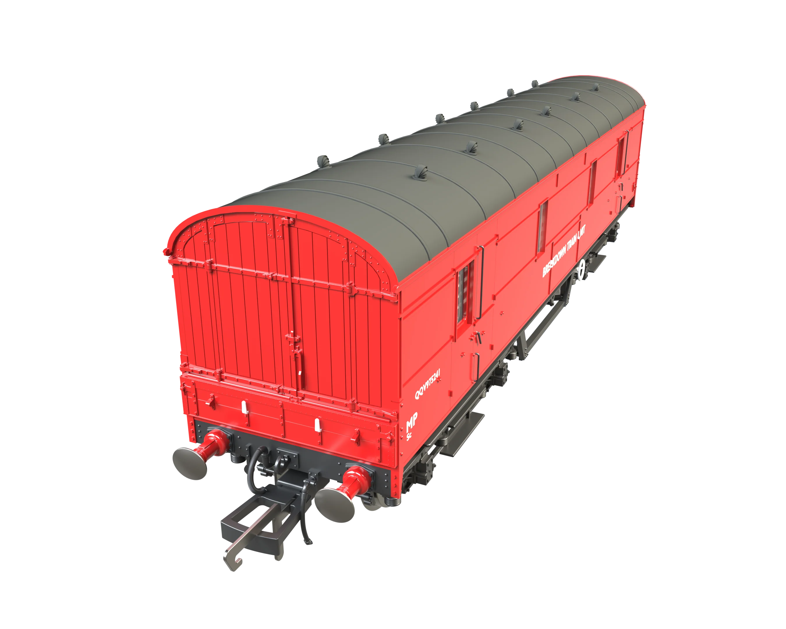 C2024 LMS 42ft GUV Parcels Van BR Gulf Red ADB975241 - Image 2