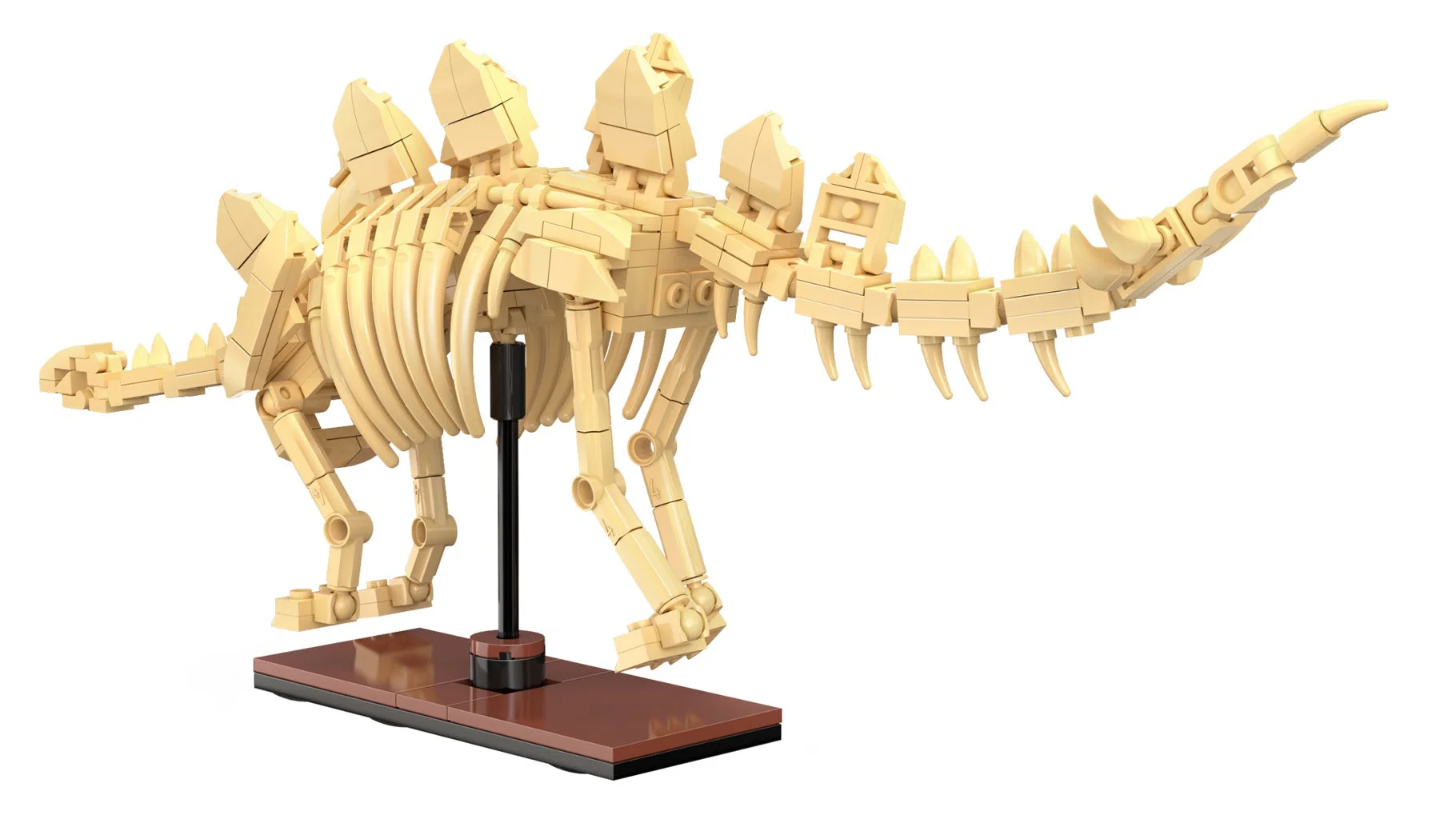 C59012W Dinosaur Fossils: Stegosaurus - 297 pcs - Image 3