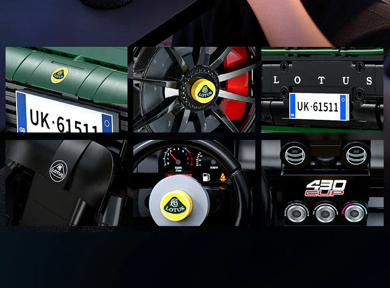 C61511W 1:8 Lotus Exige Cup 430 Car - 3730 pcs - Image 10