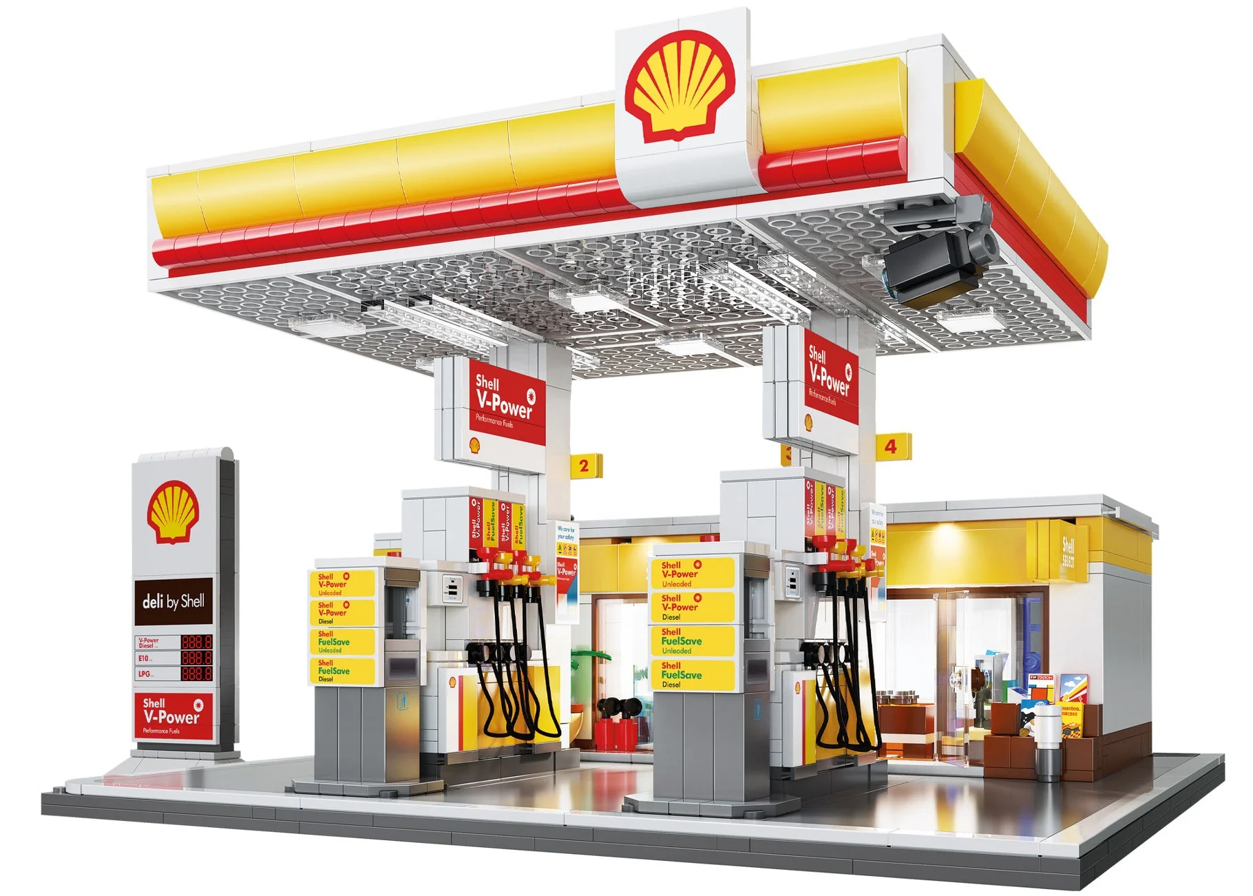 C66026W Shell Retail Station - 1309 pcs - Image 2