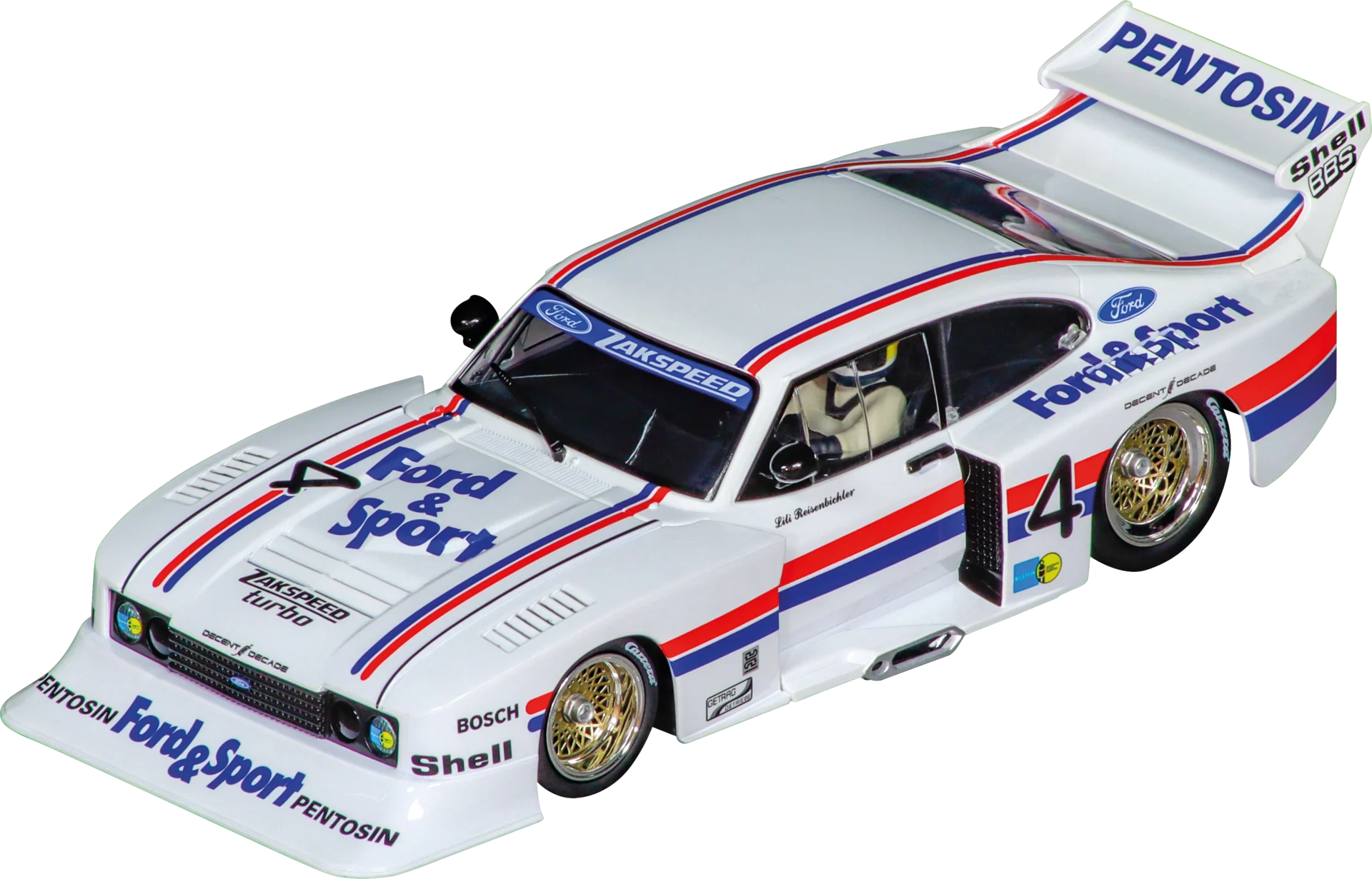 20023996 Carrera Digital 124 Ford Capri Zakspeed Turbo "Lili Reisenbichler, No.4" - Image 2