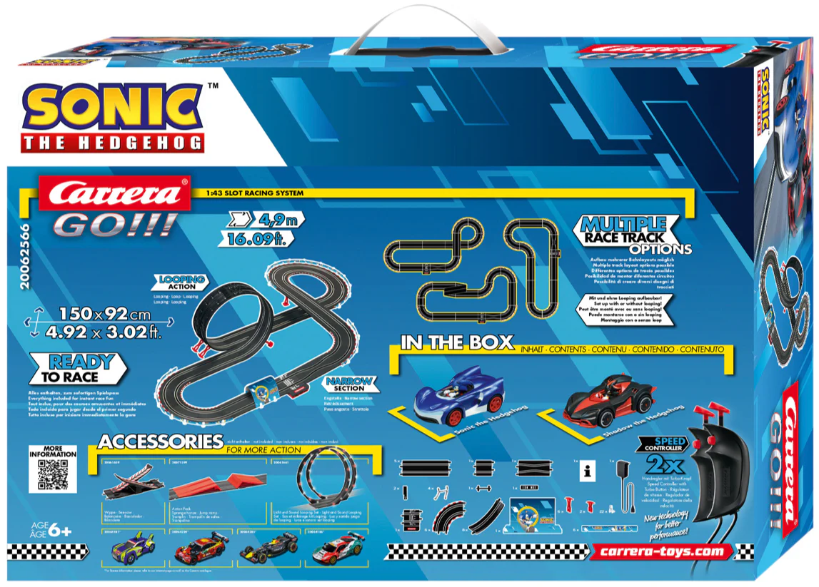 20062566UK Carrera GO!!! Sonic the Hedgehog™ - Slot Racing Set (4.9m) - Image 5