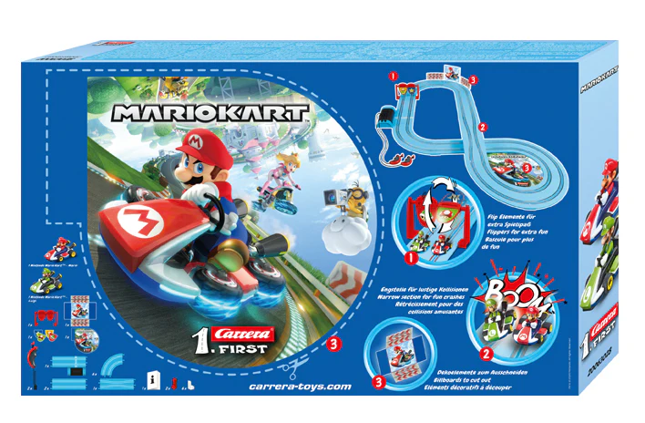 20063028 Carrera FIRST Mario Kart™ "Mario Vs Luigi" - Slot Racing Set (2.9m) - Image 5