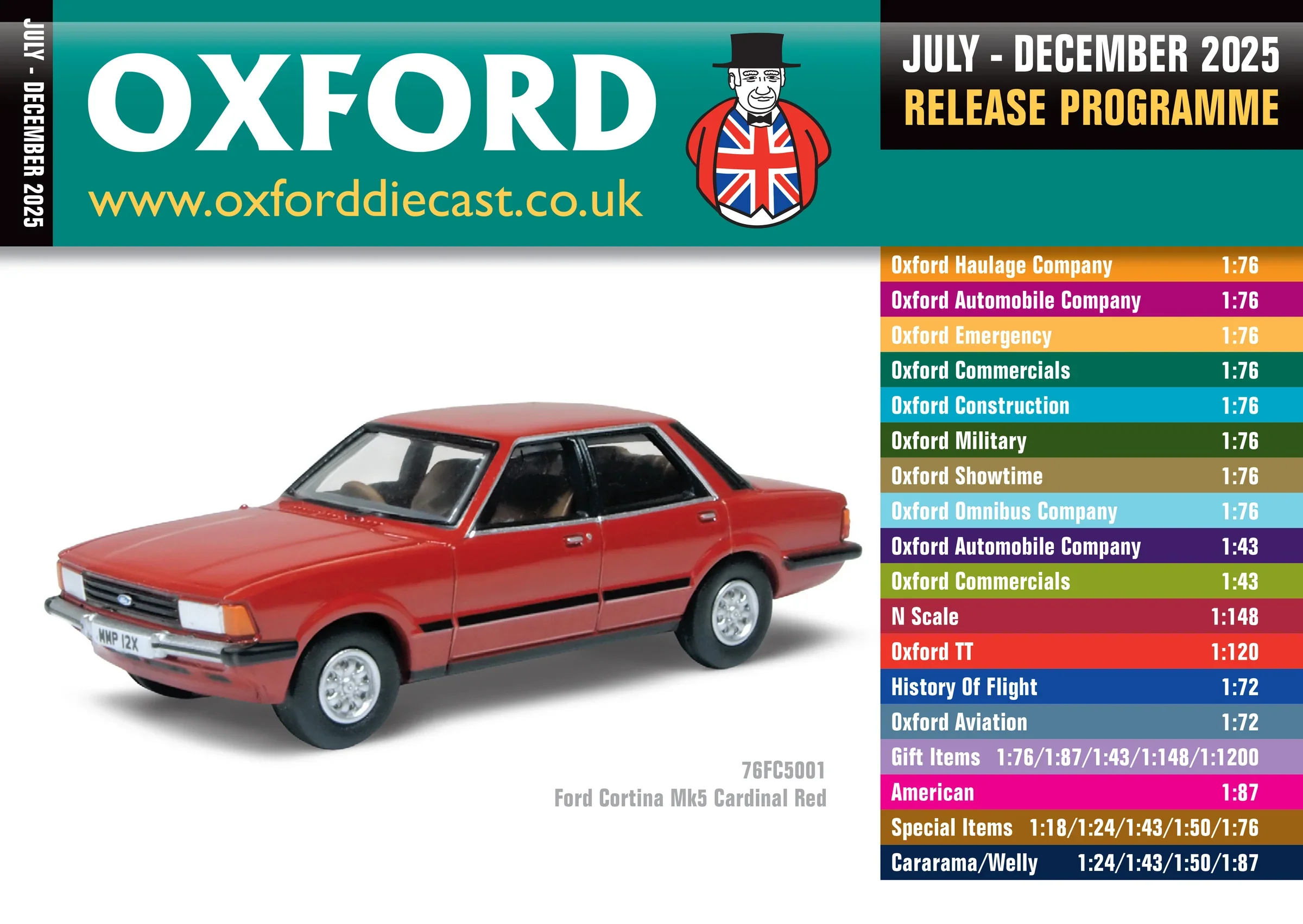 CAT2025-0712 Oxford Diecast Catalogue July - December 2025