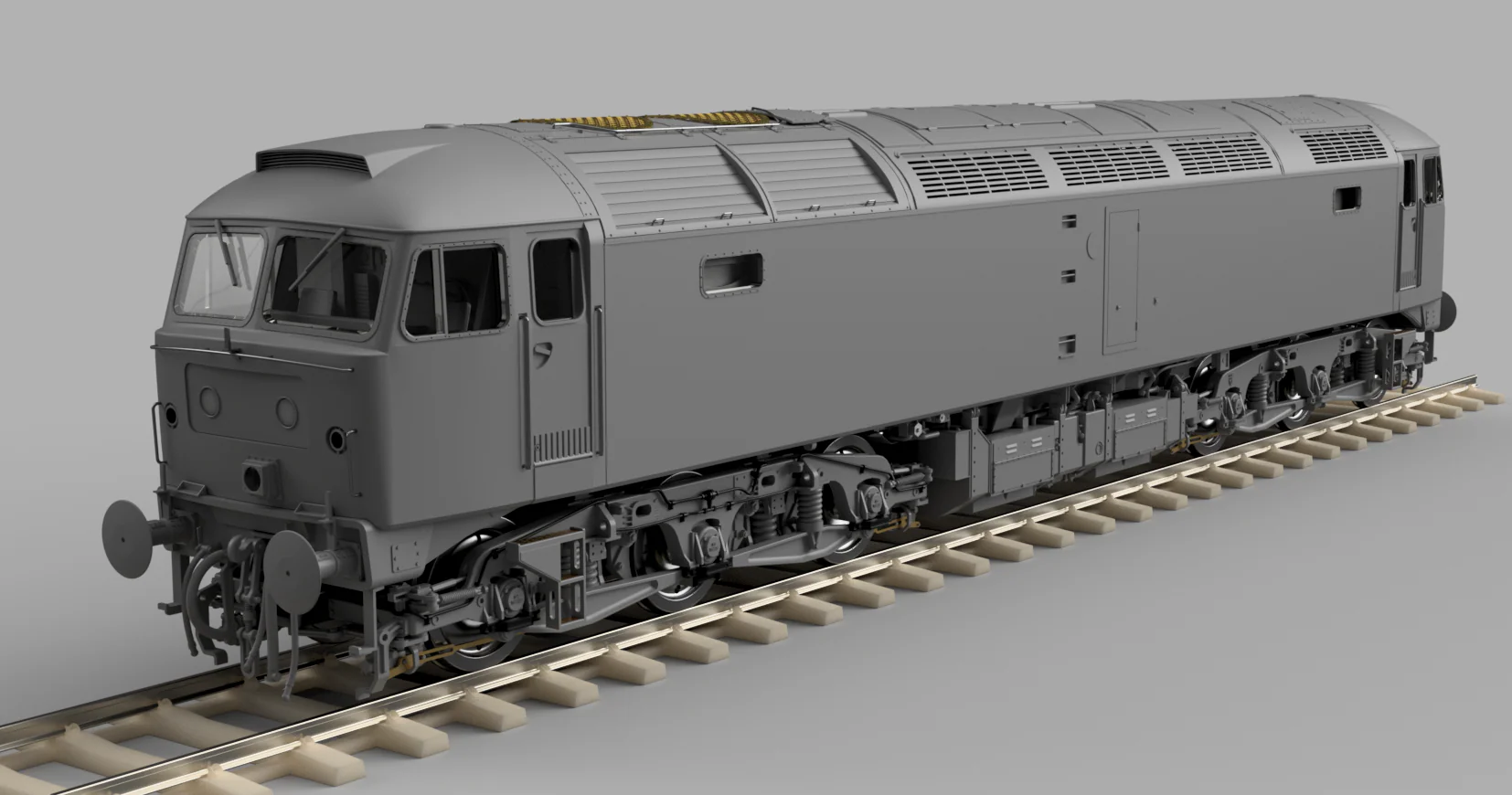 CM-47217-BRBW Highly Detailed Premium Weathered Class 47 BR Blue No.47217 Diesel Locomotive - Image 2