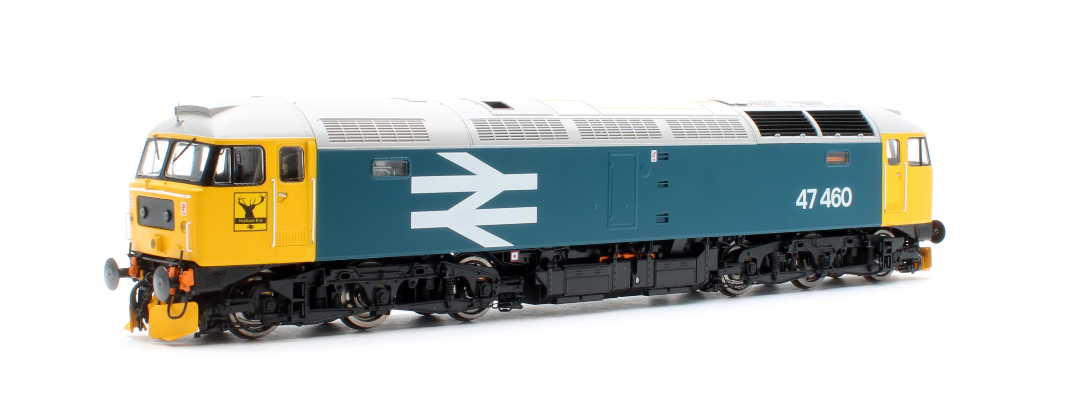 CM-47460-LL-SFW Highly Detailed Premium Weathered Class 47 BR Blue Large Logo No.47460 Diesel Locomotive - DCC Sound - Image 3