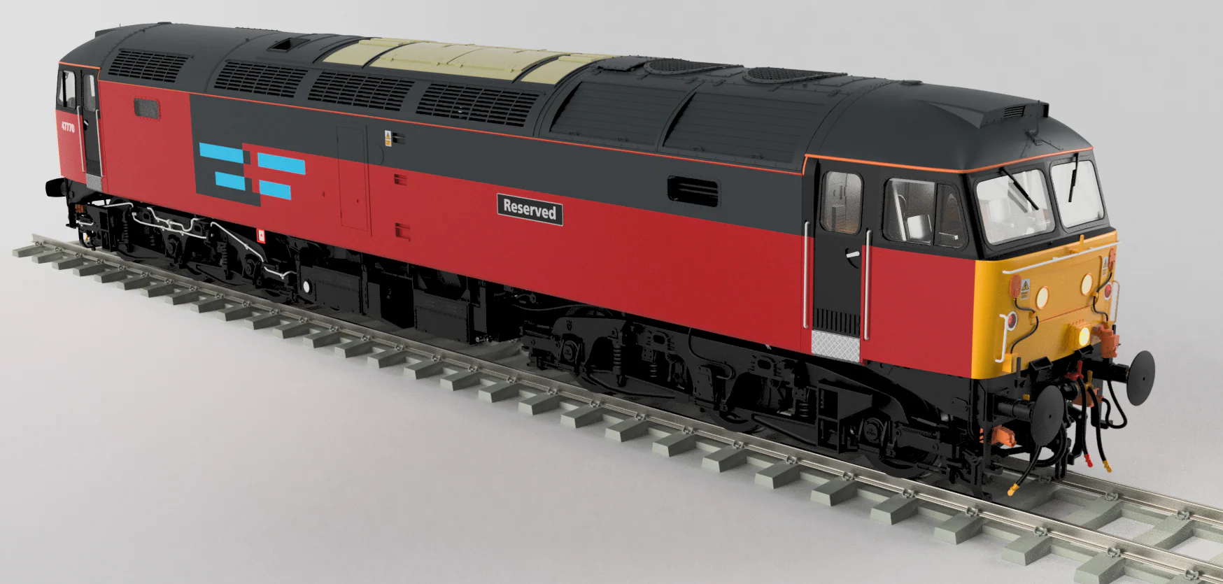 CM-47770-RES-SF Class 47 Rail Express Systems 'Reserved' No.47770 Diesel Locomotive - DCC Sound