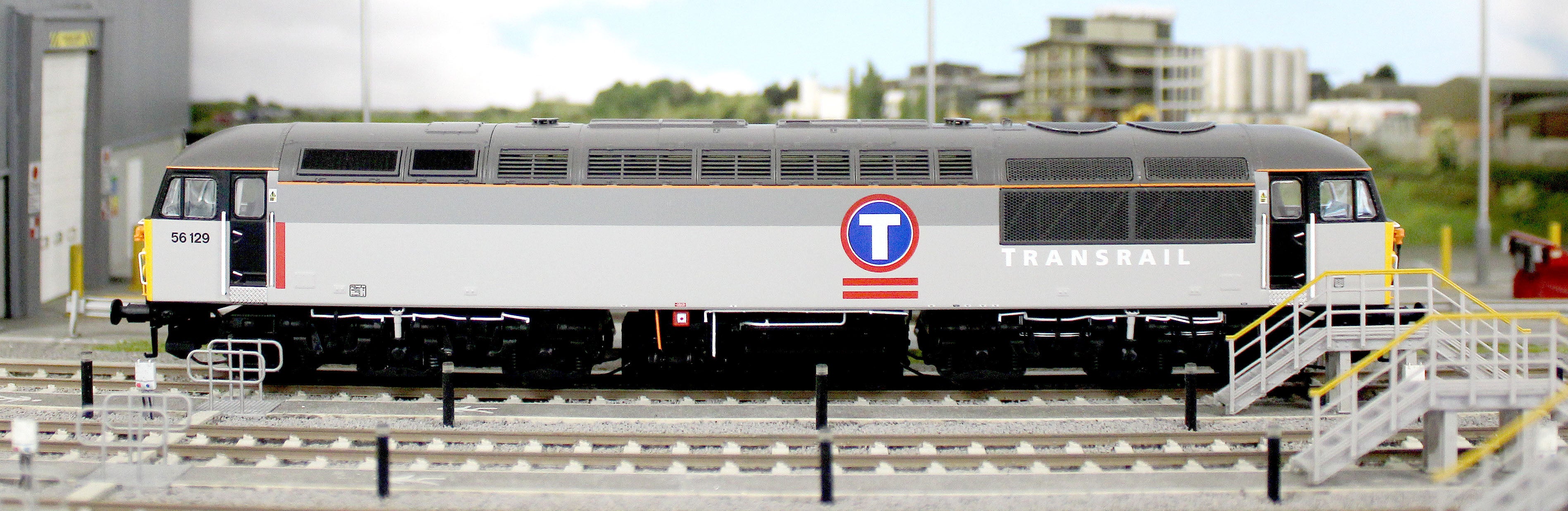 CM - 56129 - TGT Class 56 Triple Grey Transrail No.56129 Diesel Locomotive - Image 8
