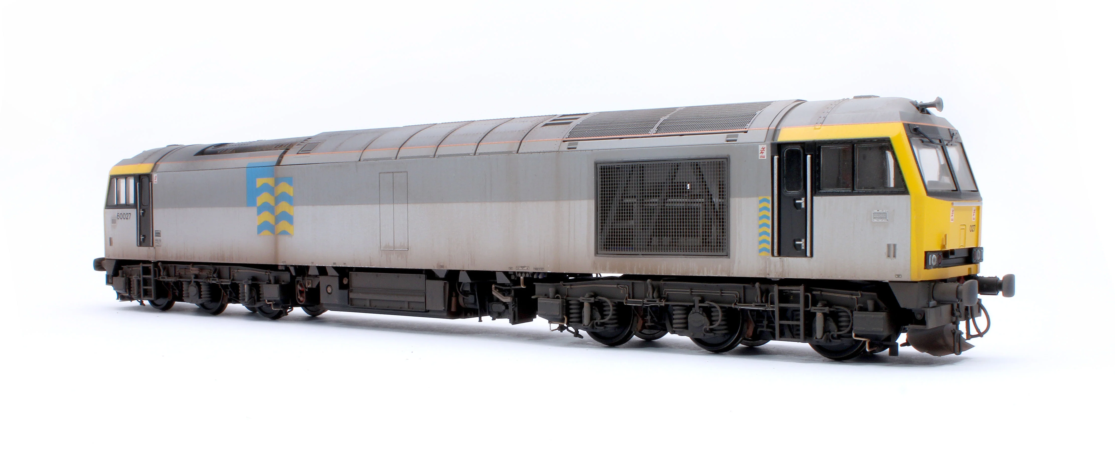 CM-60027-TGP-SOUNDW Highly Detailed Premium Weathered Class 60 027 “Joseph Banks” Triple Grey Petroleum Diesel Electric Locomotive - DCC Sound - Image 2