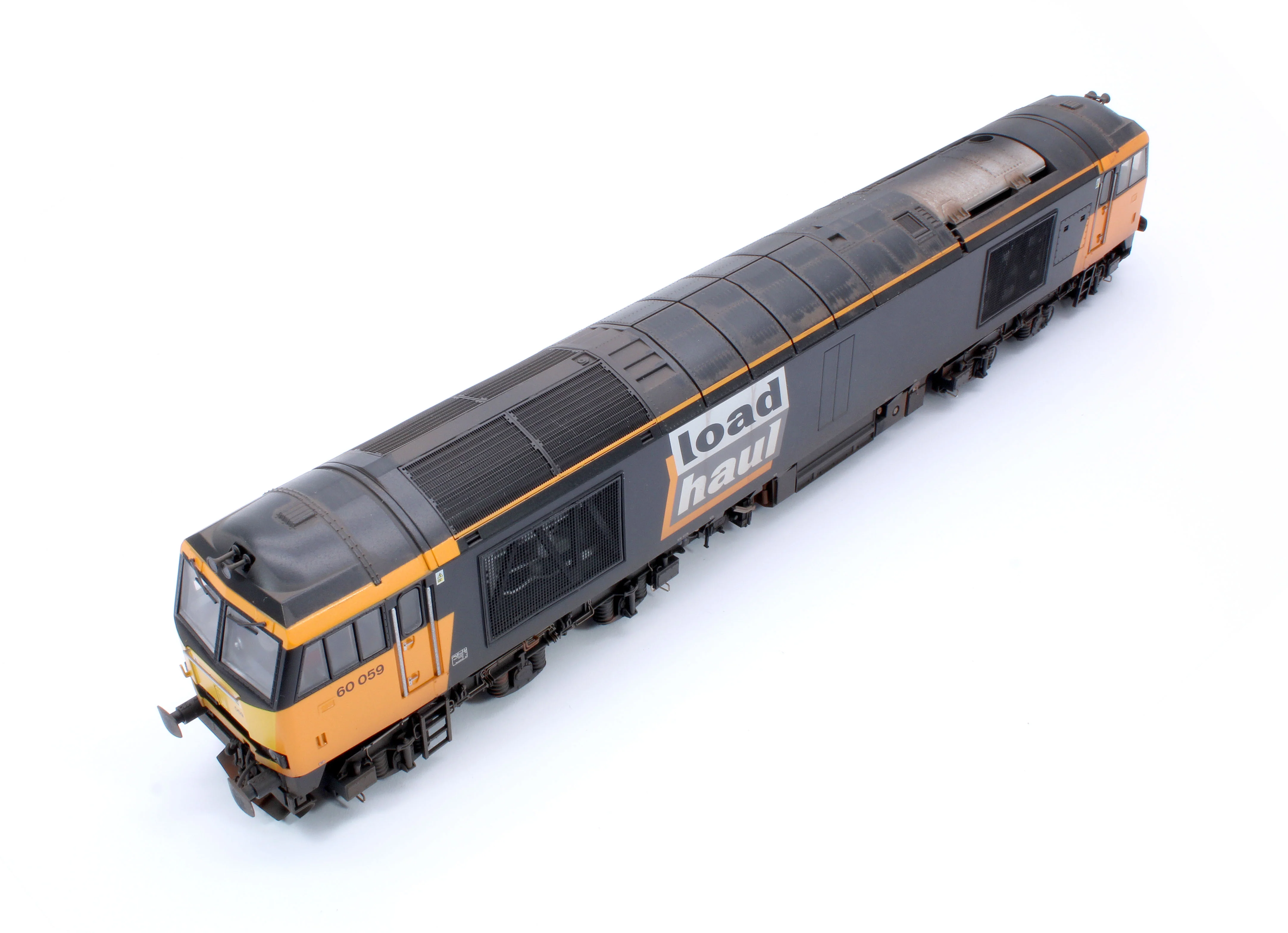 CM-60059-LHW Highly Detailed Premium Weathered Class 60 059 “Swinden Dalesmen” Loadhaul Diesel Electric Locomotive - Image 11