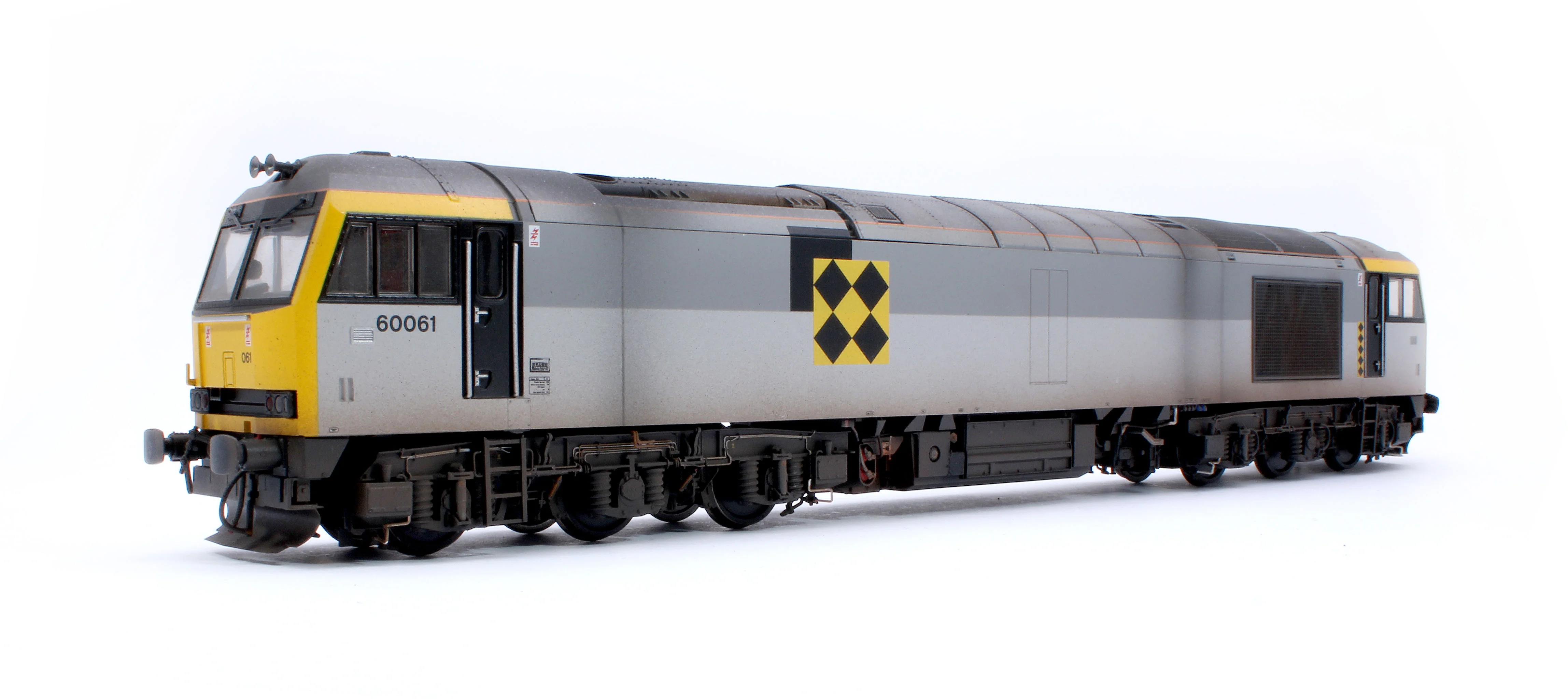 CM-60061-TGCL-SOUNDW Highly Detailed Premium Weathered Class 60 061 “Alexander Graham Bell” Triple Grey Coal Diesel Electric Locomotive - DCC Sound