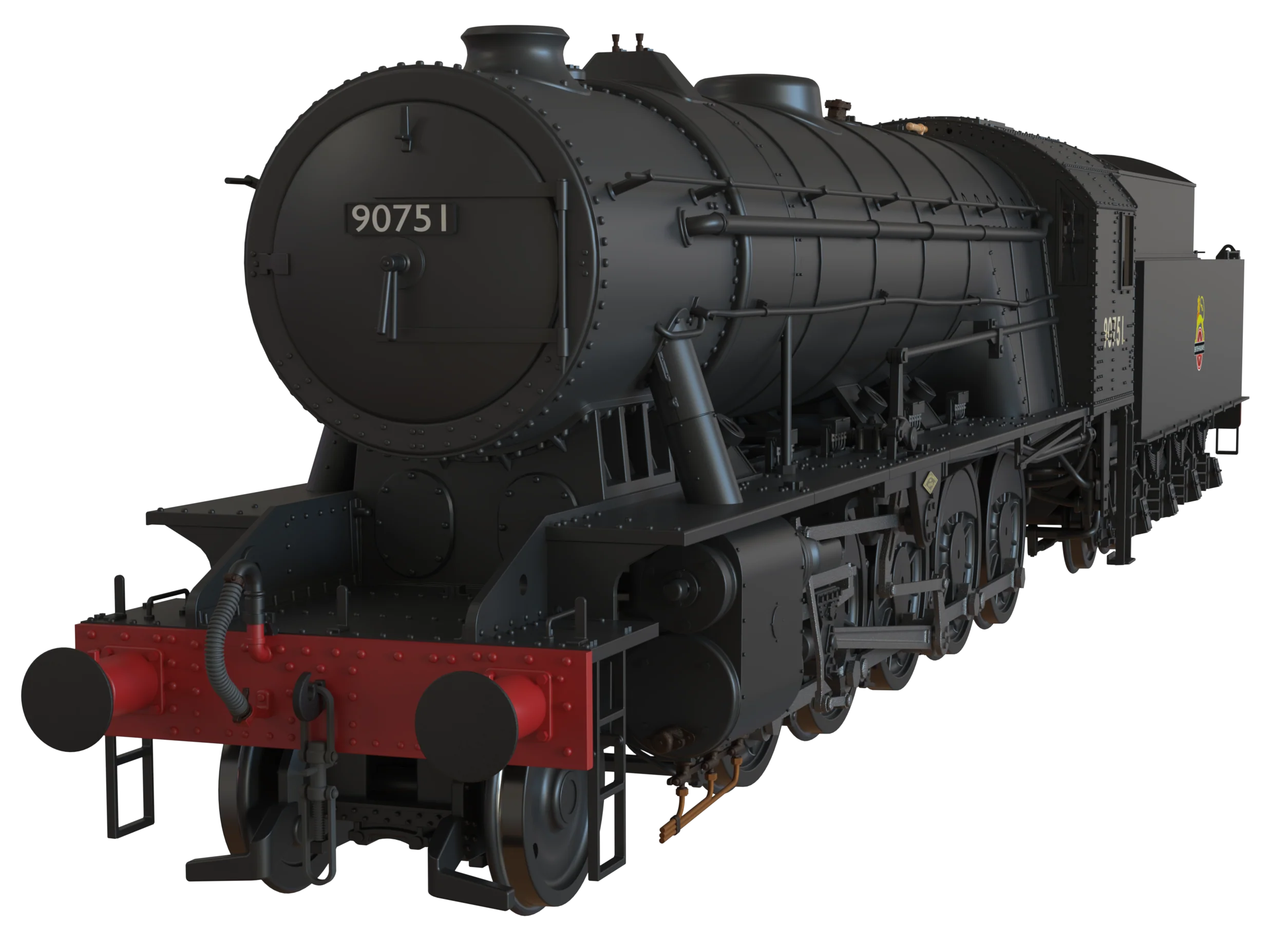 C1003S WD Austerity 2-10-0 BR Black Early Crest No.90751 Steam Locomotive - DCC Sound - Image 10