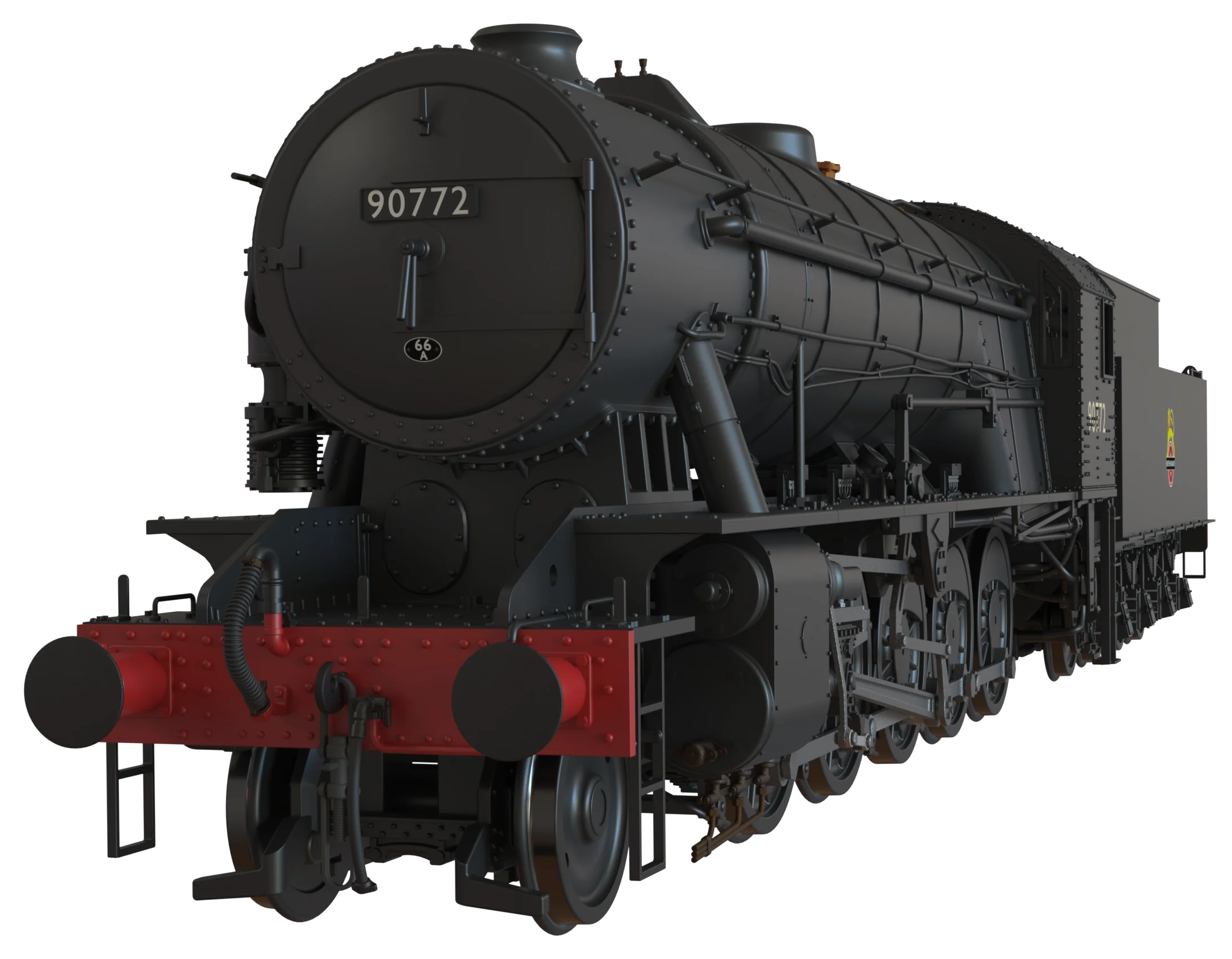 C1004S WD Austerity 2-10-0 BR Black Early Crest No.90772 Steam Locomotive - DCC Sound - Image 2