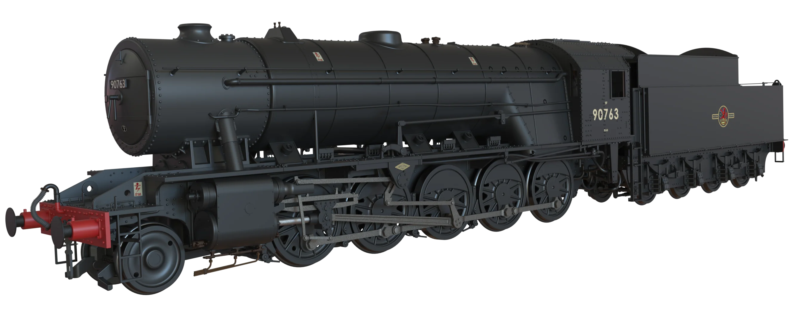 C1006BS WD Austerity 2-10-0 BR Black Late Crest No.90763 Steam Locomotive - DCC Sound