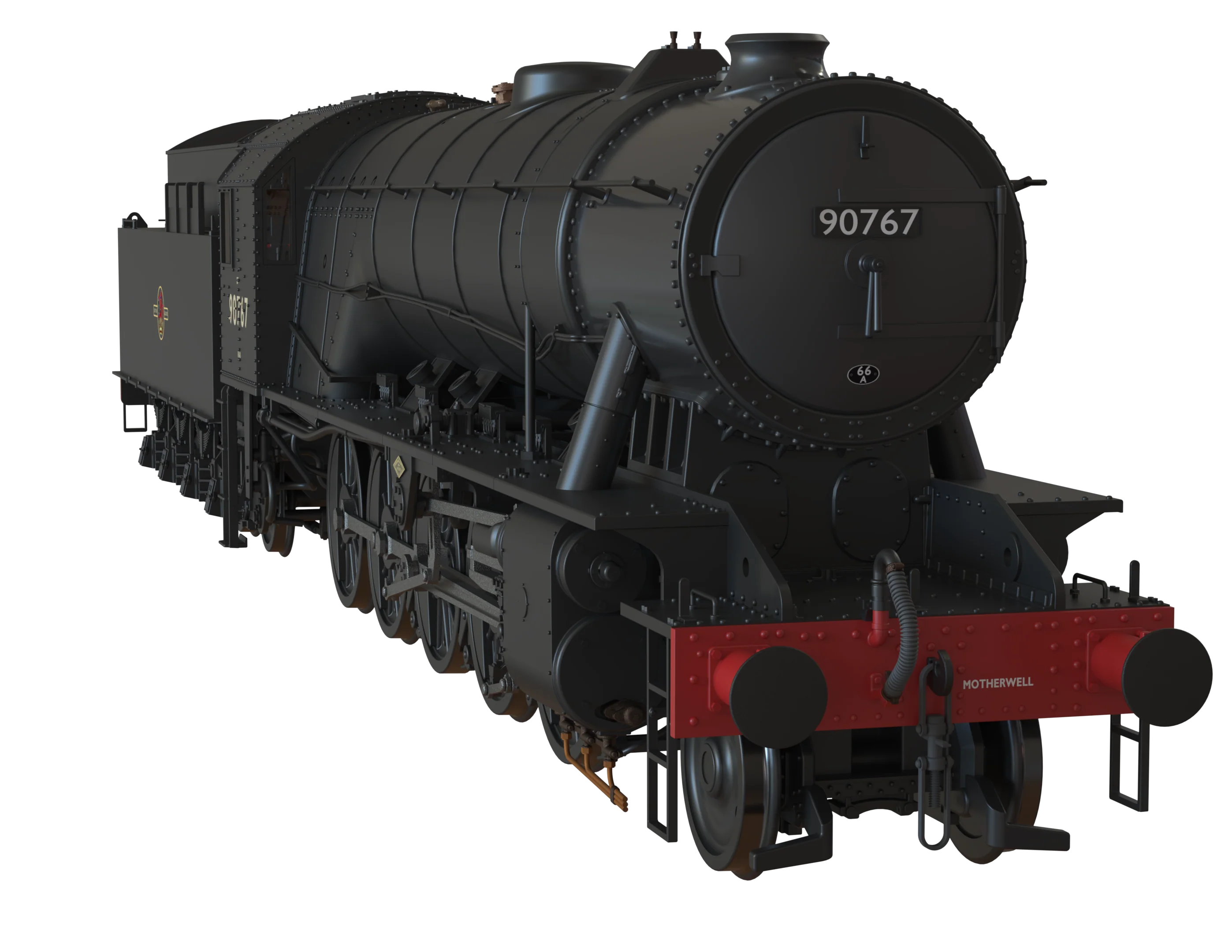 C1006CS WD Austerity 2-10-0 BR Black Late Crest No.90767 Steam Locomotive - DCC Sound - Image 2