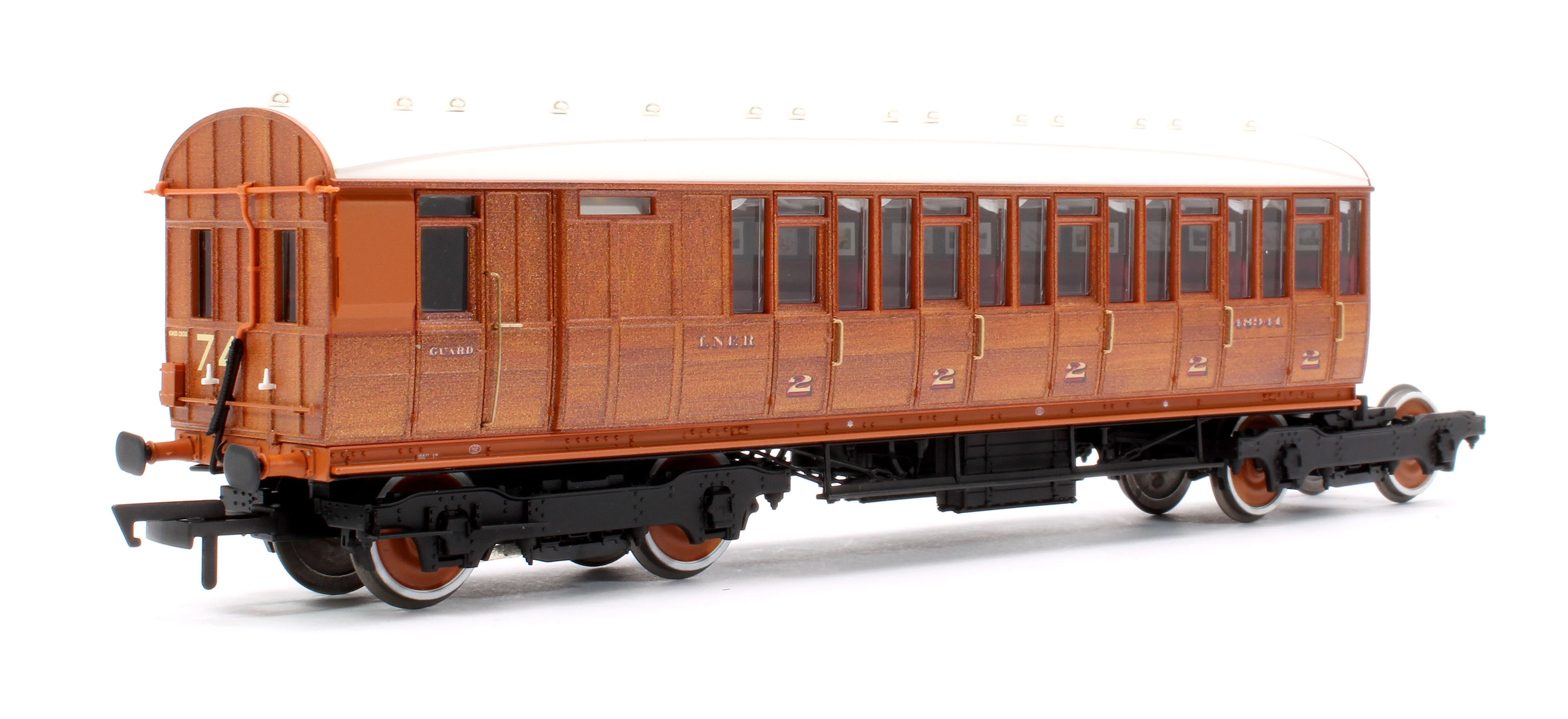 C2001B Quad Art Set No. 74B LNER Teak 4 Coach Pack - Image 3