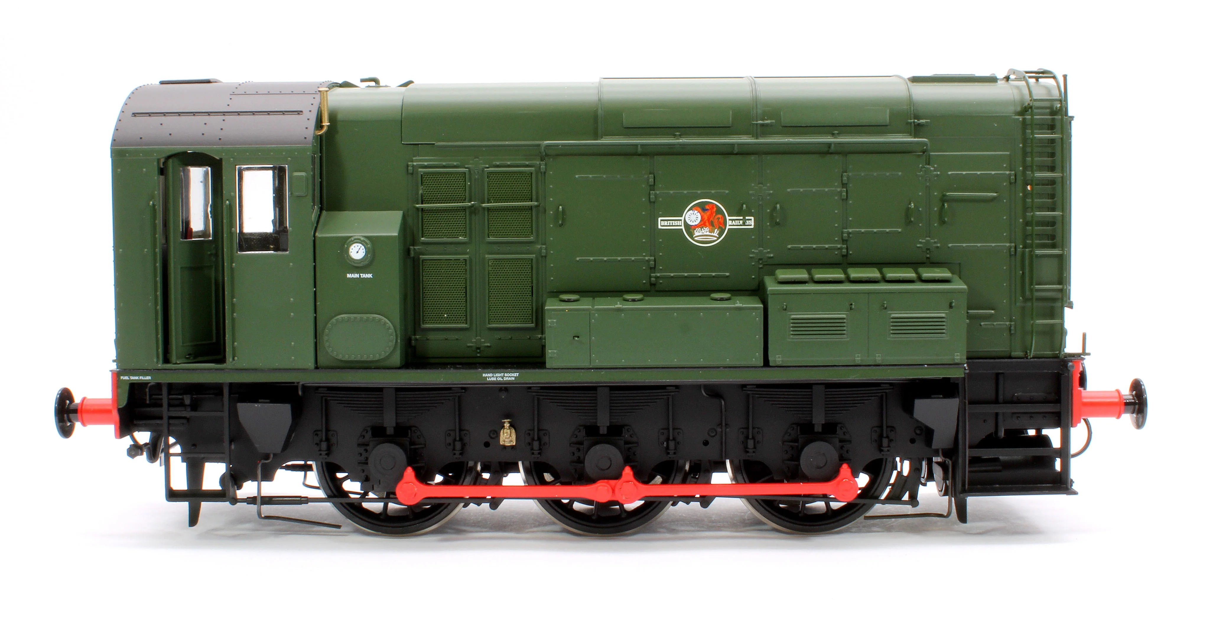 7D-008-018UD Class 08 BR Green Late Crest No Warning Panels Unnumbered Diesel Shunter Locomotive - DCC Fitted - Image 6